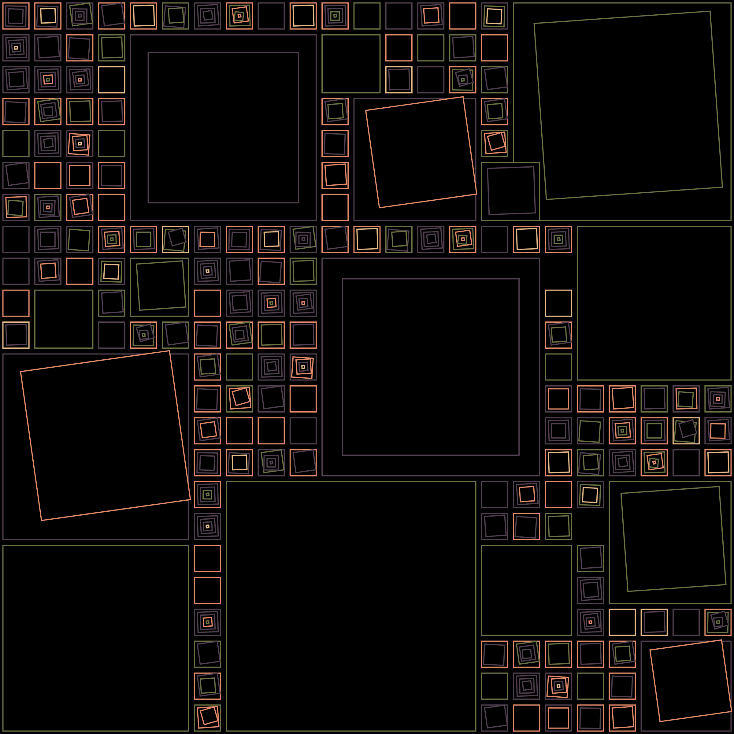 Art Blocks - Art Blocks v2 - Aerial View #917 - NFT # 35000917