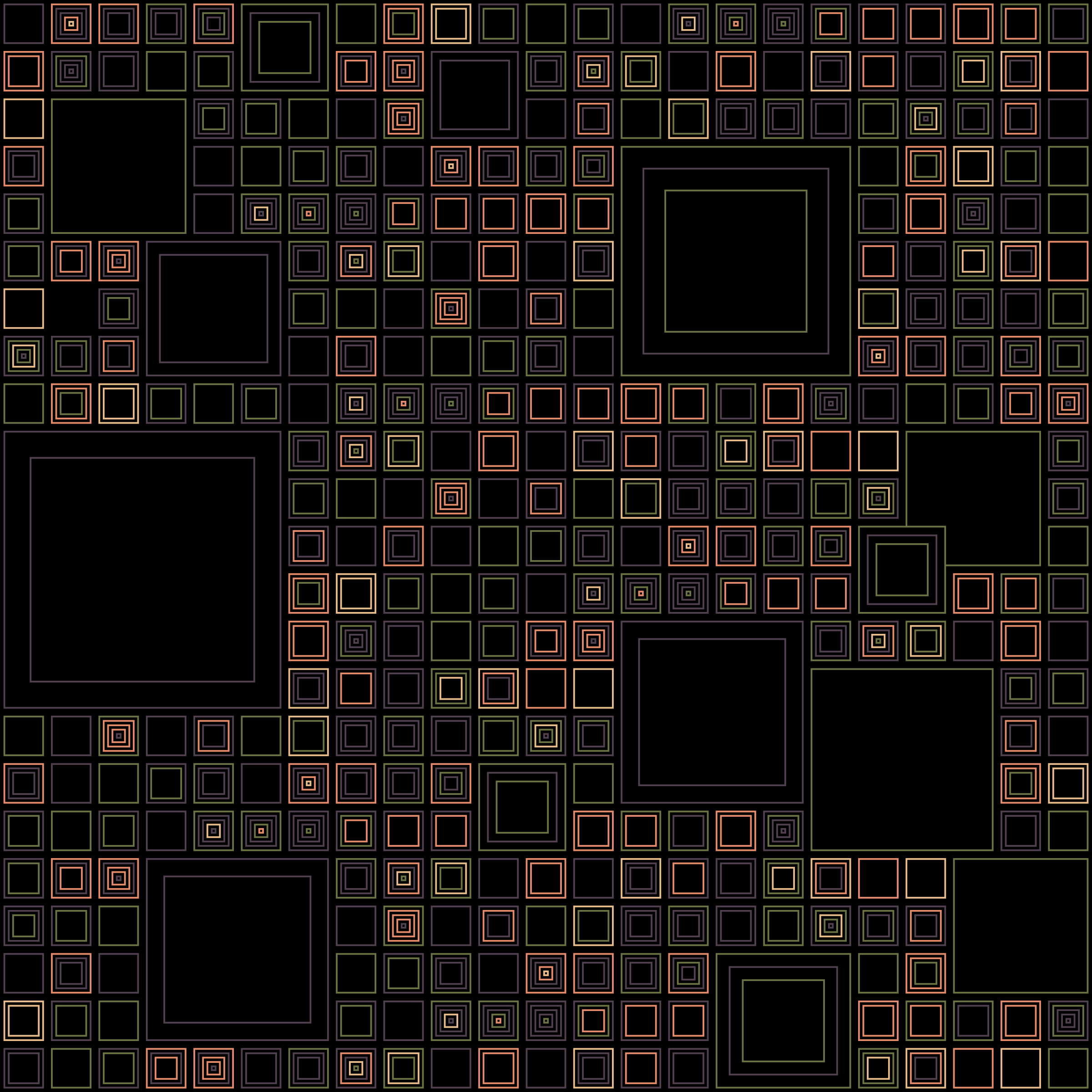 Art Blocks - Art Blocks v2 - Aerial View #920 - NFT # 35000920