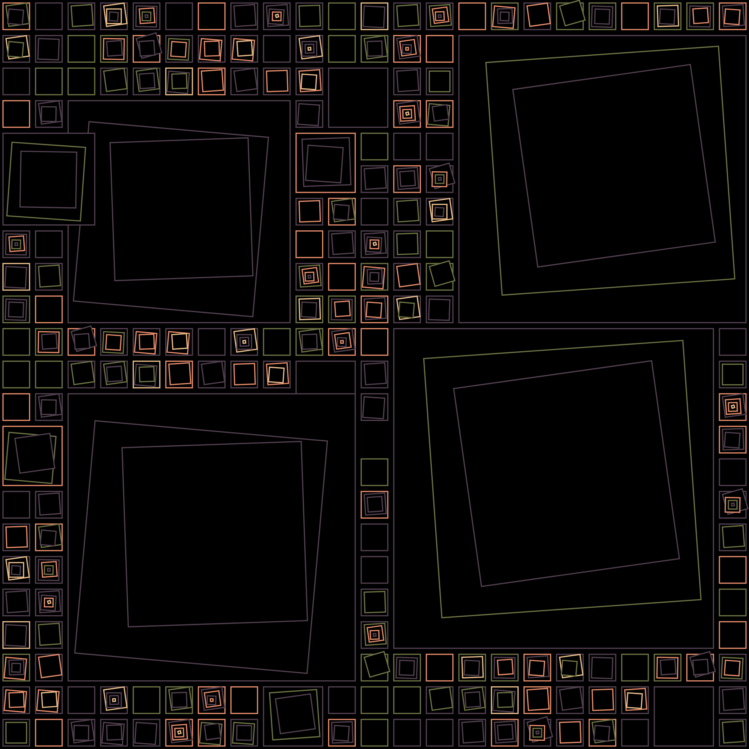 Art Blocks - Art Blocks v2 - Aerial View #947 - NFT # 35000947