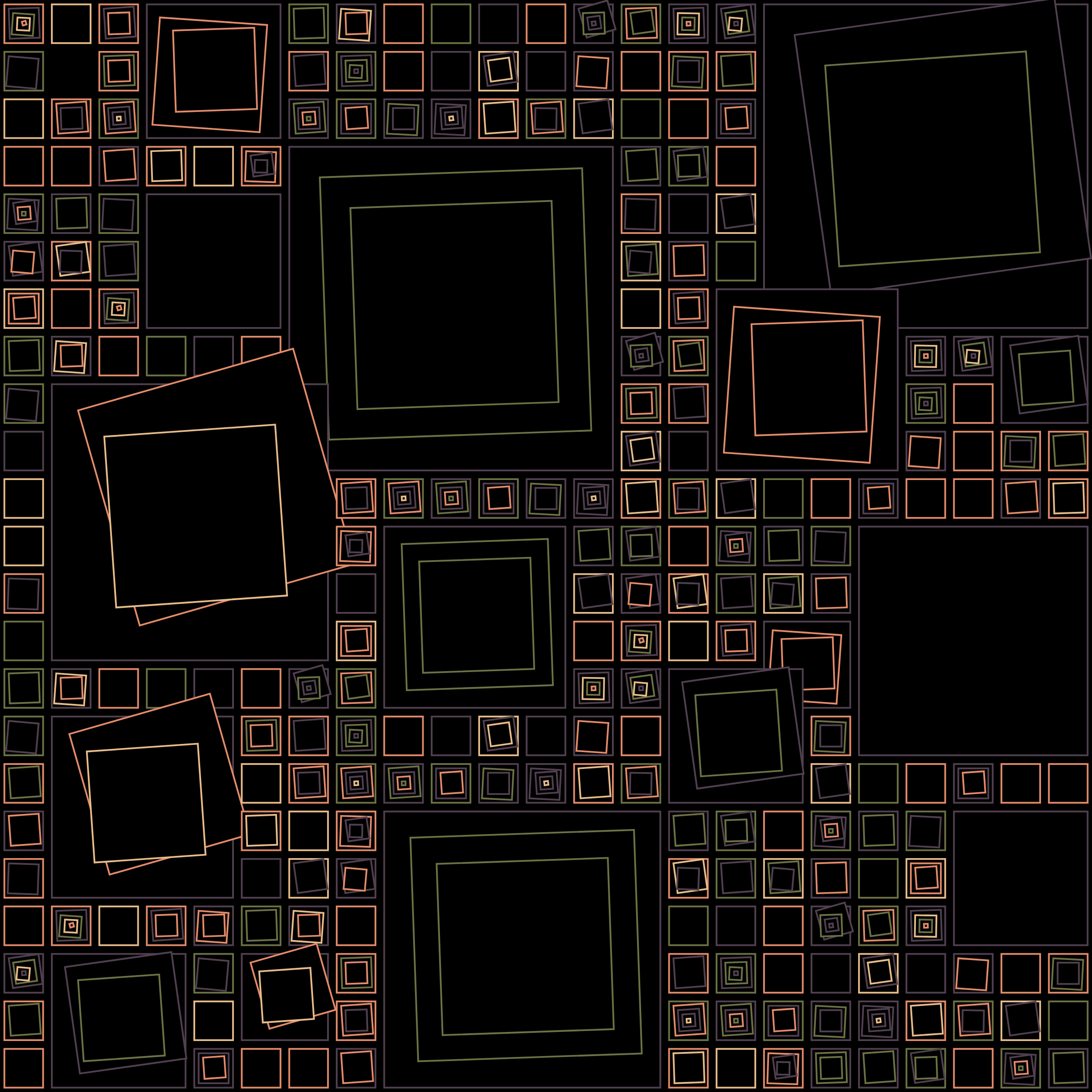 Art Blocks - Art Blocks v2 - Aerial View #961 - NFT # 35000961
