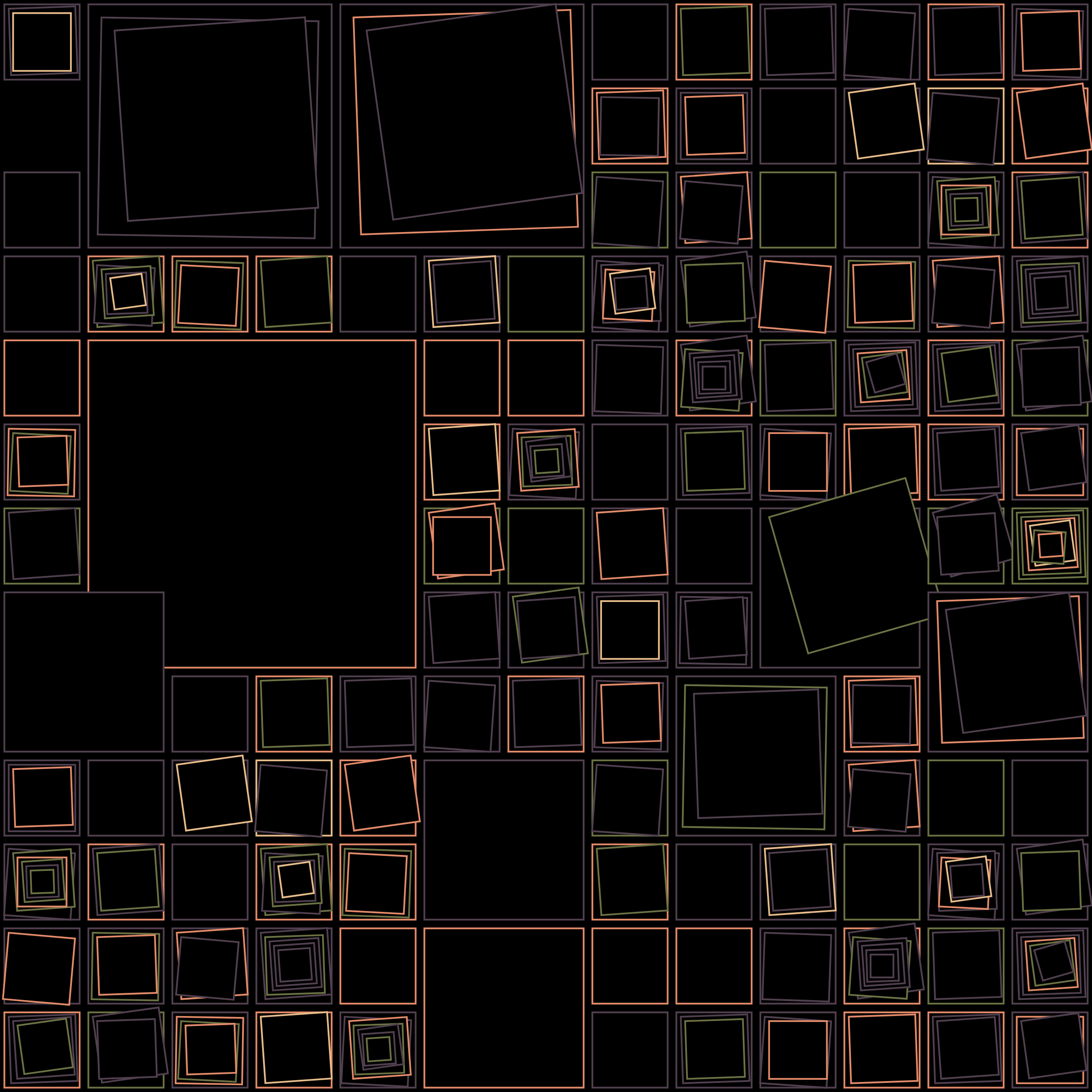 Art Blocks - Art Blocks v2 - Aerial View #974 - NFT # 35000974