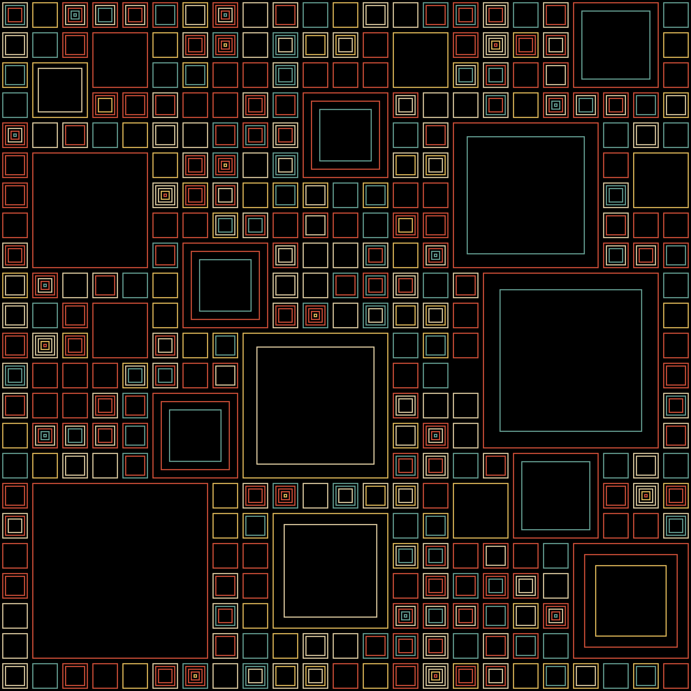 Art Blocks - Art Blocks v2 - Aerial View #990 - NFT # 35000990