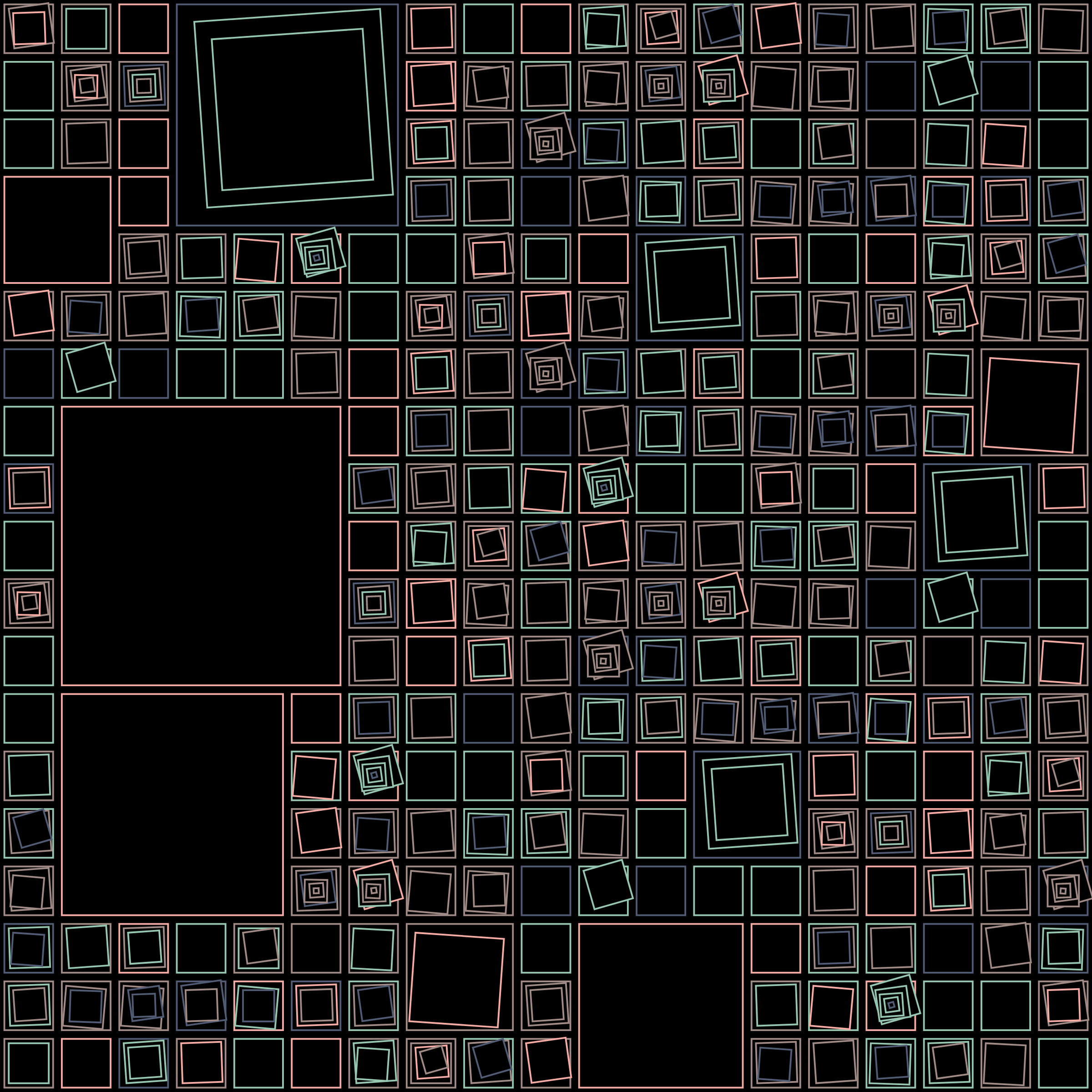 Art Blocks - Art Blocks v2 - Aerial View #992 - NFT # 35000992