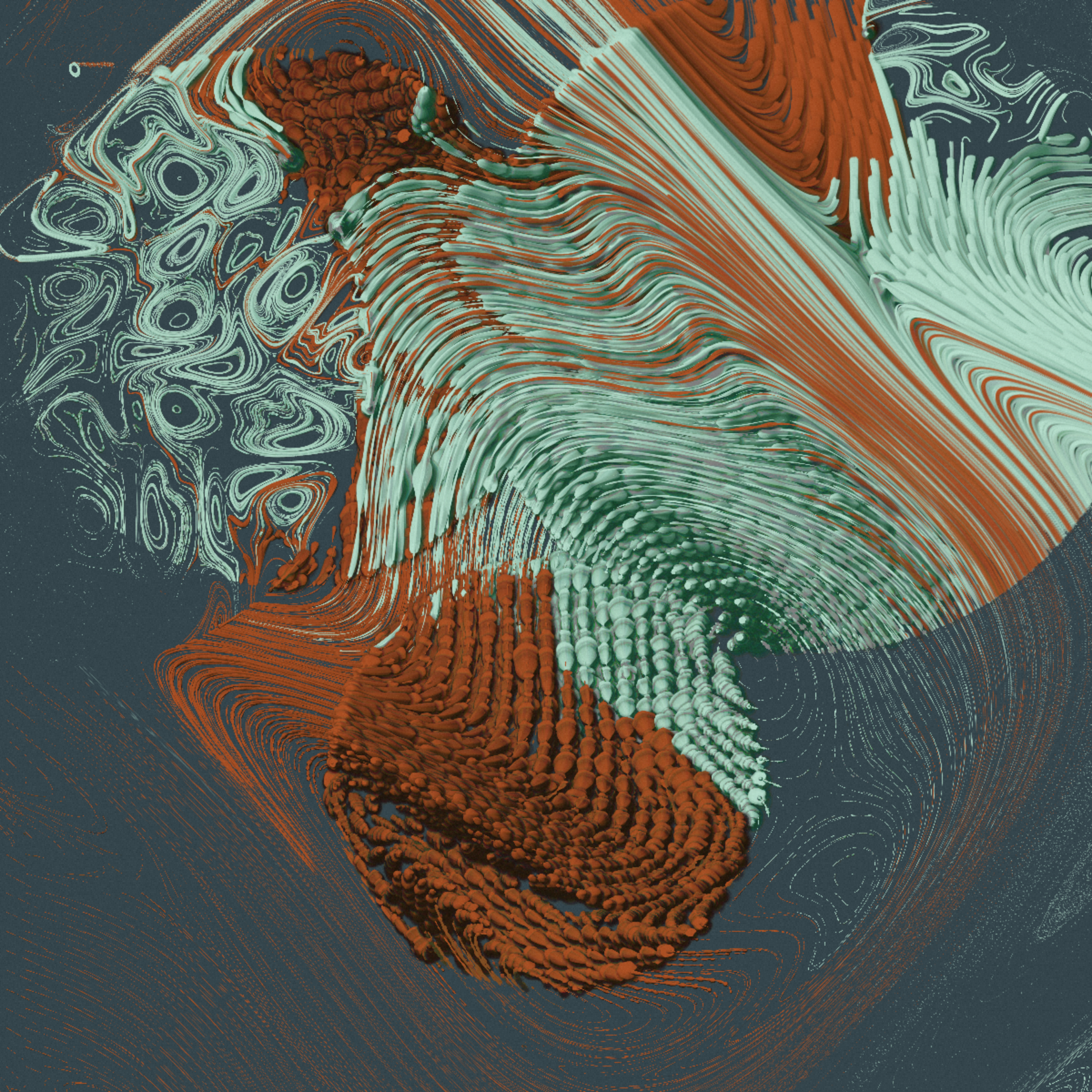 Art Blocks - Art Blocks v2 - The Inner World #57 - NFT # 352000057