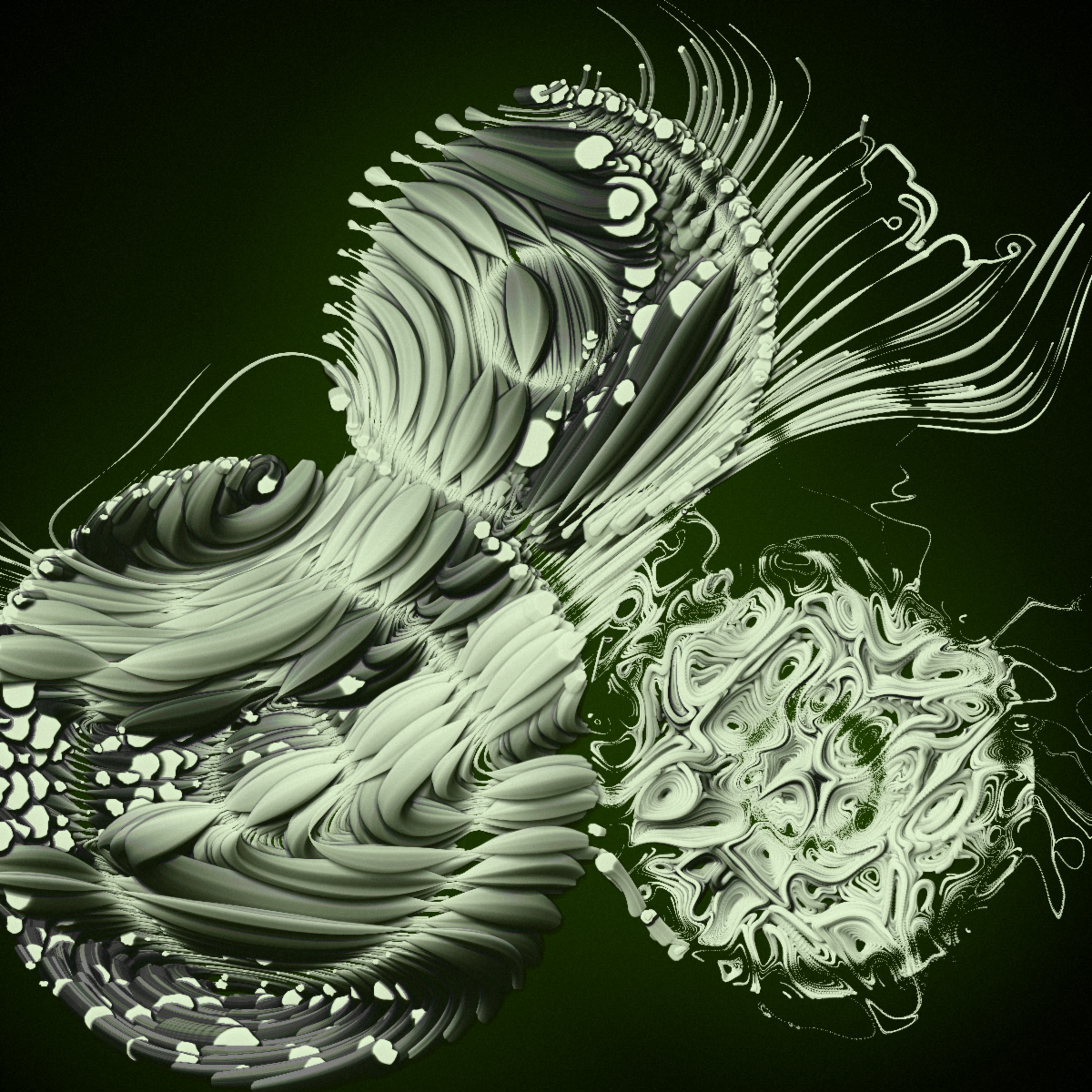 Art Blocks - Art Blocks v2 - The Inner World #69 - NFT # 352000069