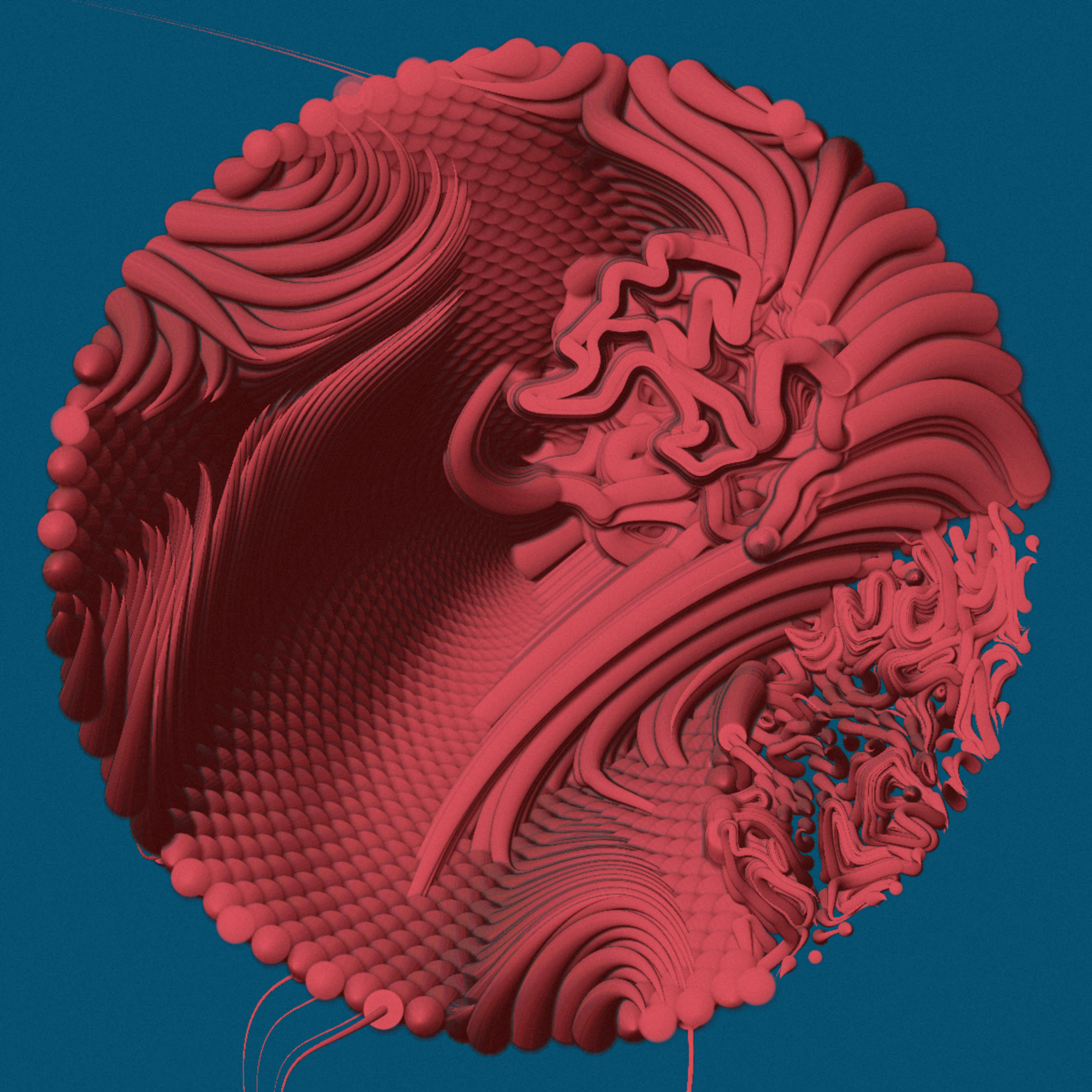 Art Blocks - Art Blocks v2 - The Inner World #93 - NFT # 352000093