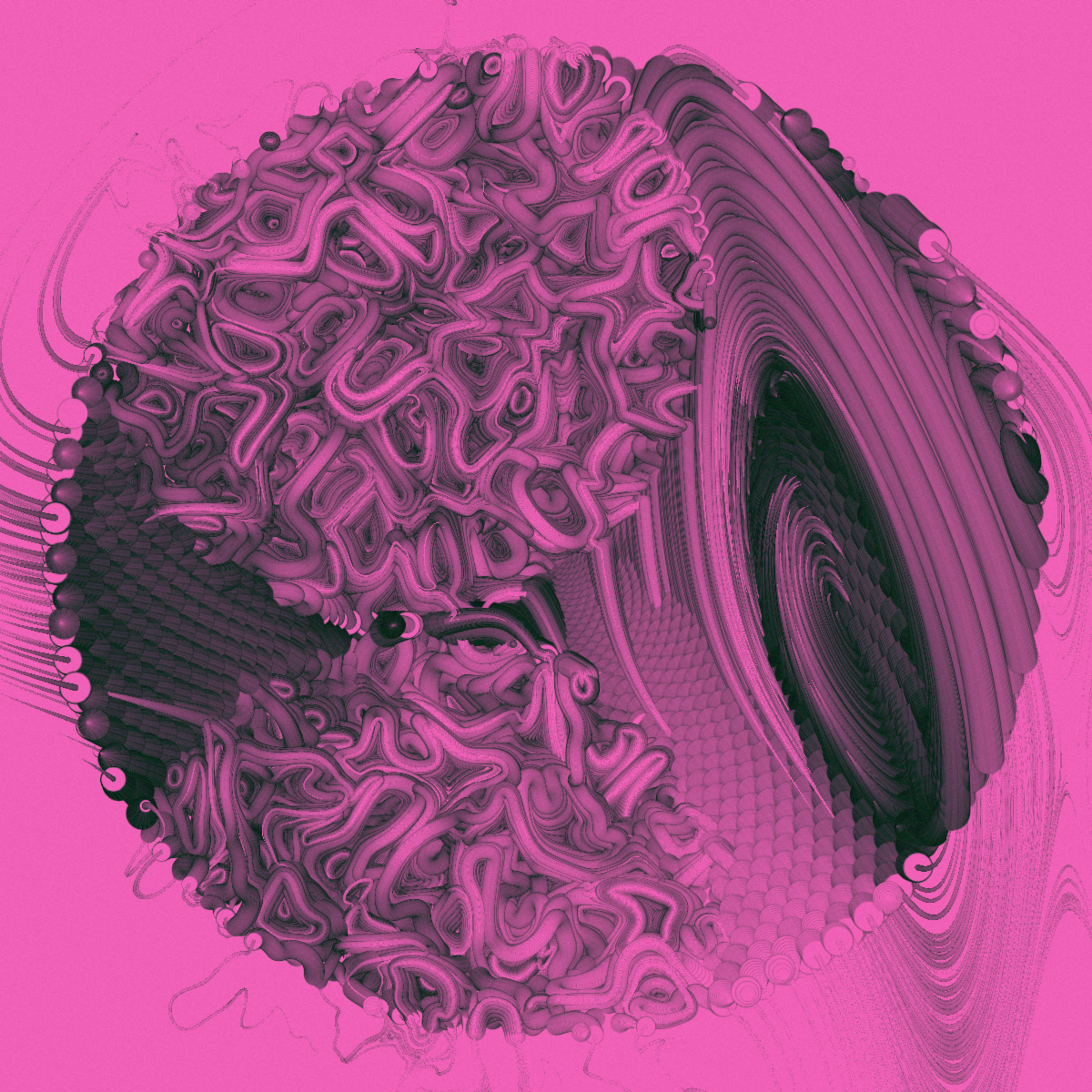 Art Blocks - Art Blocks v2 - The Inner World #104 - NFT # 352000104