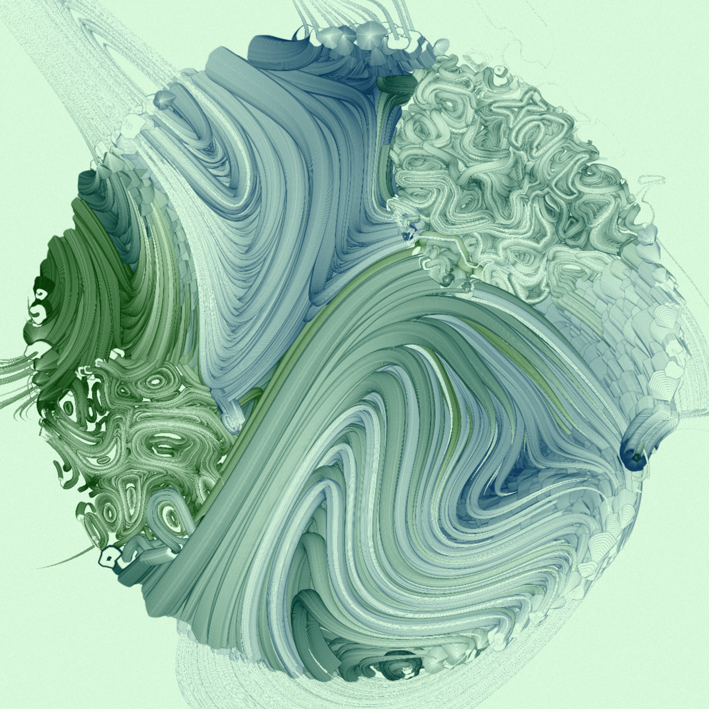 Art Blocks - Art Blocks v2 - The Inner World #107 - NFT # 352000107