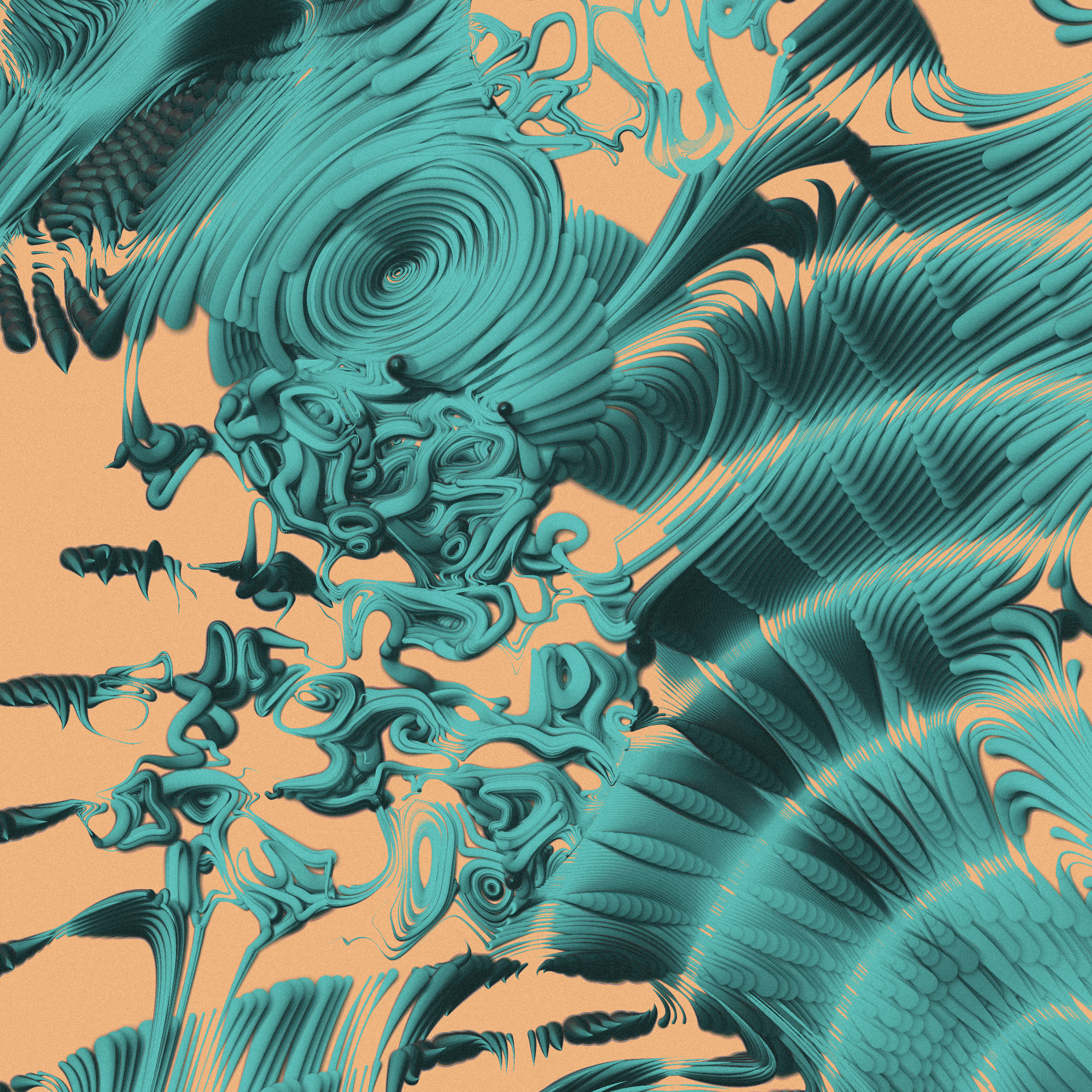 Art Blocks - Art Blocks v2 - The Inner World #123 - NFT # 352000123