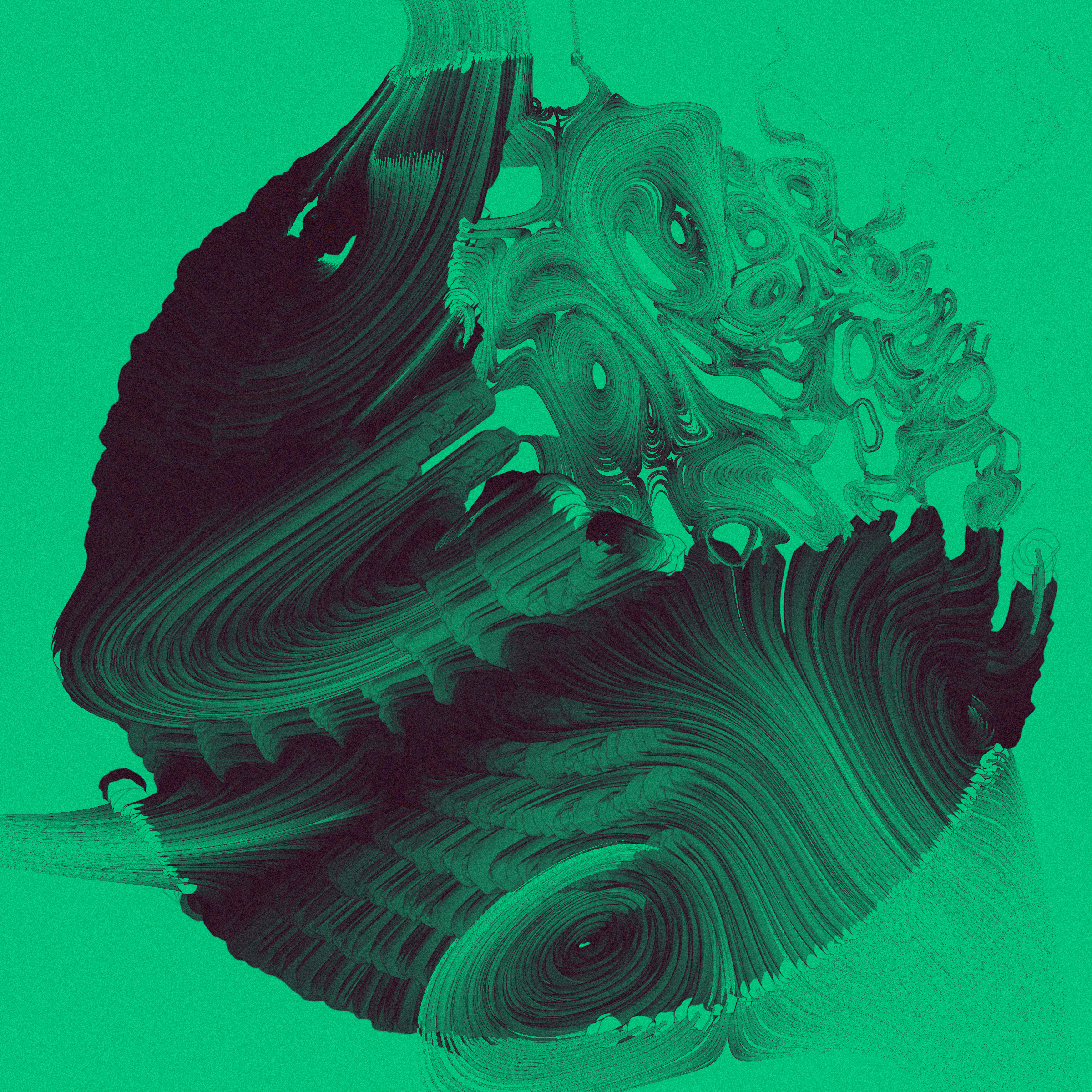 Art Blocks - Art Blocks v2 - The Inner World #125 - NFT # 352000125