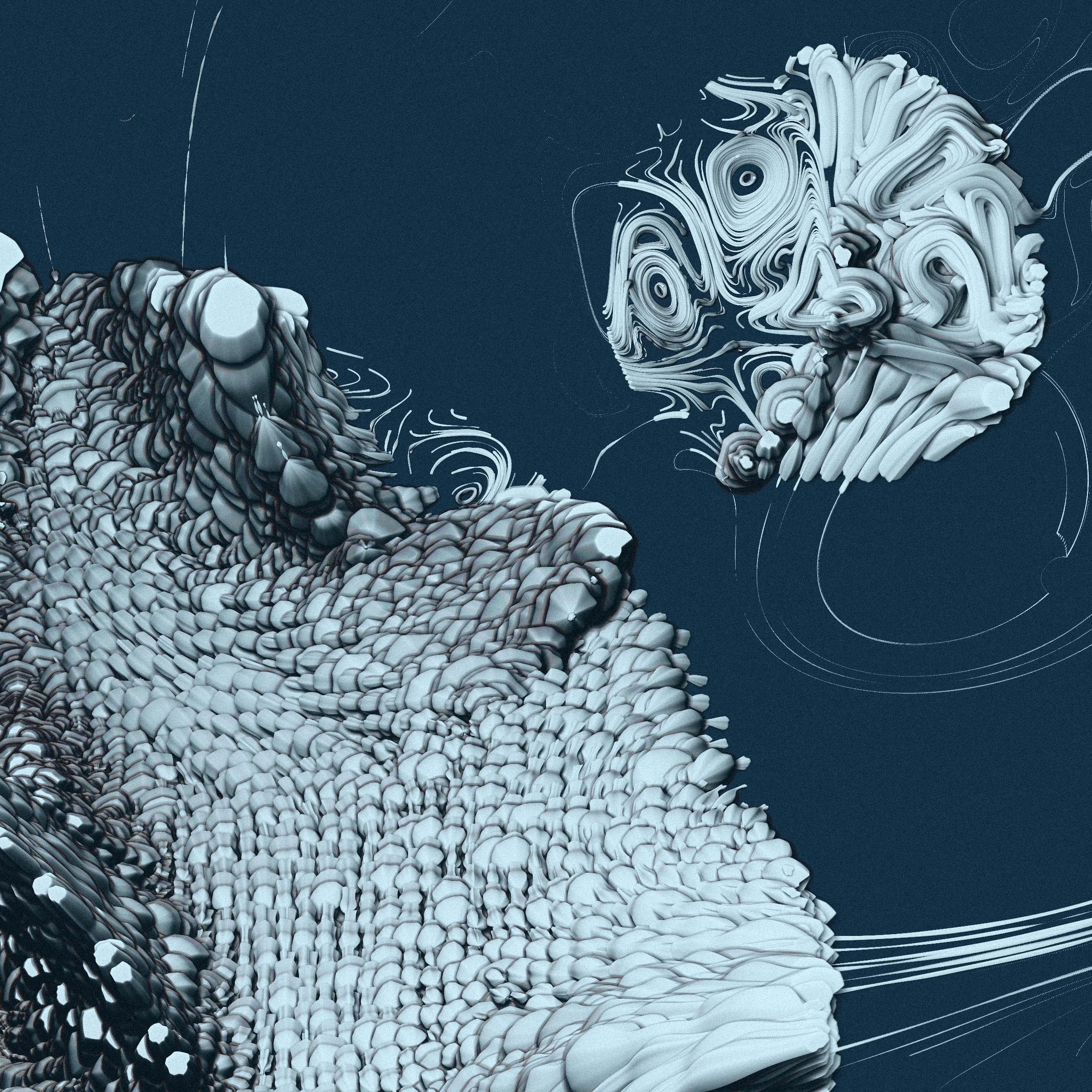 Art Blocks - Art Blocks v2 - The Inner World #127 - NFT # 352000127