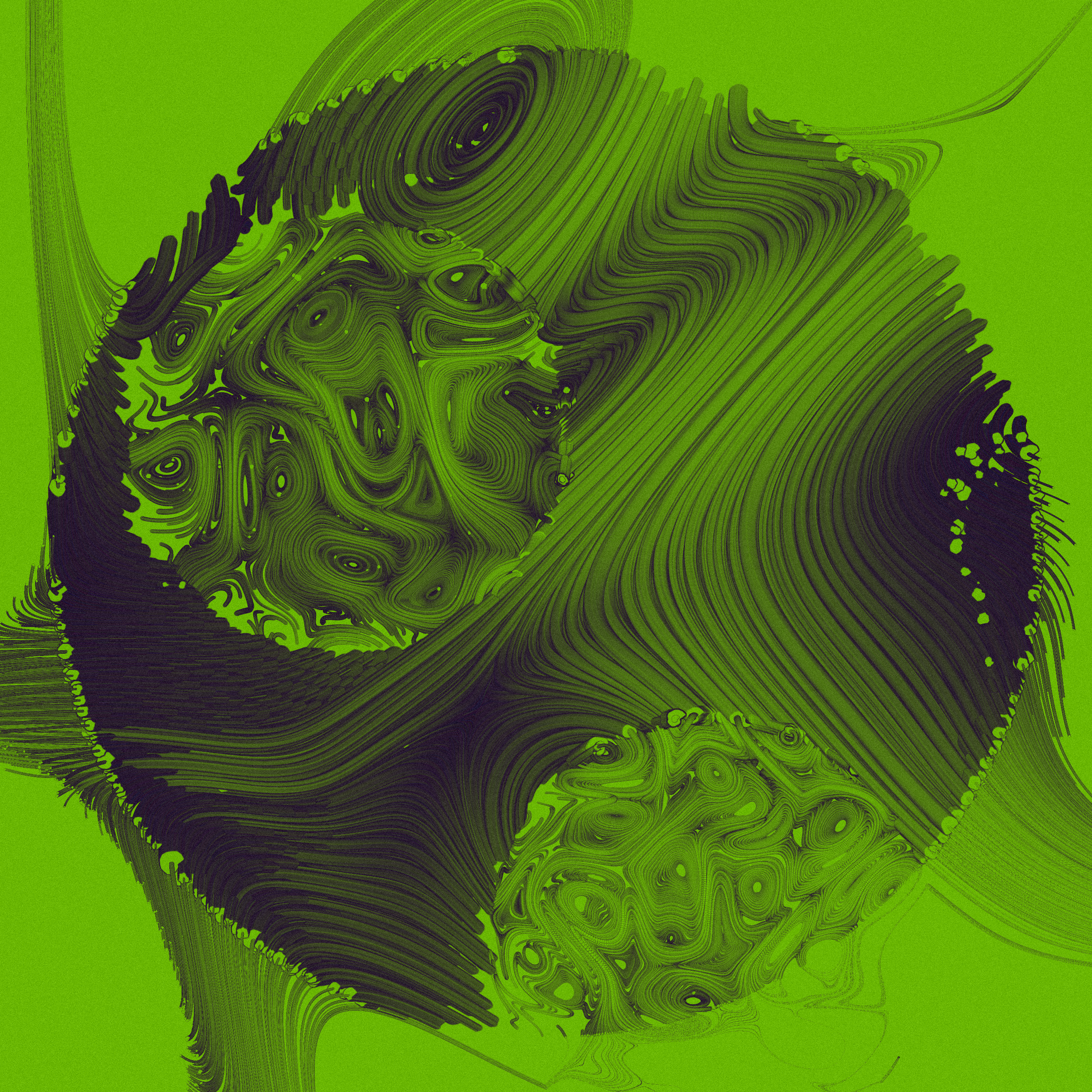 Art Blocks - Art Blocks v2 - The Inner World #132 - NFT # 352000132