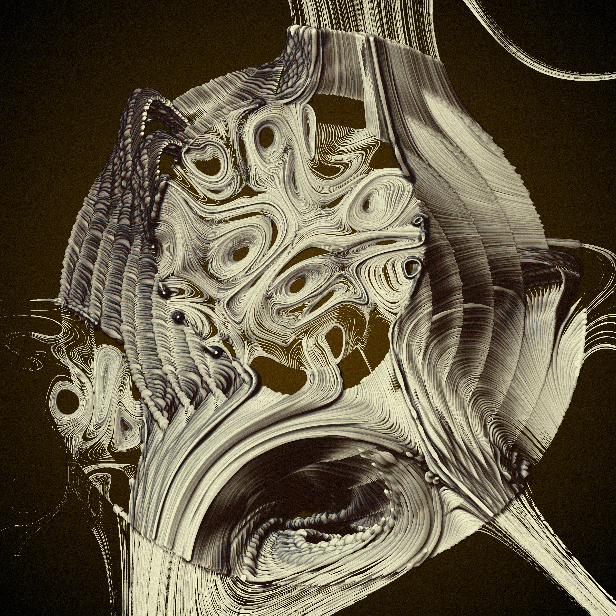 Art Blocks - Art Blocks v2 - The Inner World #155 - NFT # 352000155