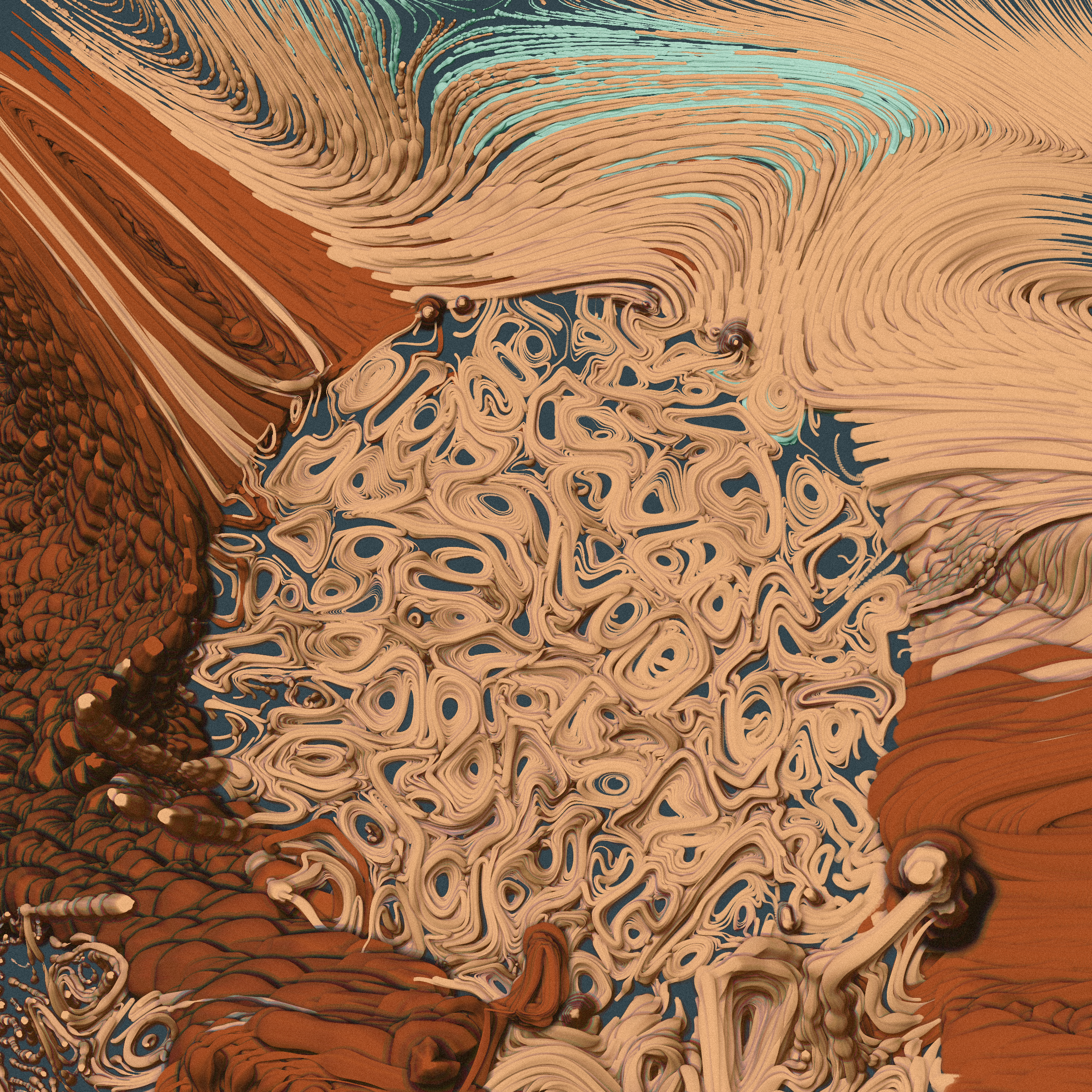 Art Blocks - Art Blocks v2 - The Inner World #156 - NFT # 352000156