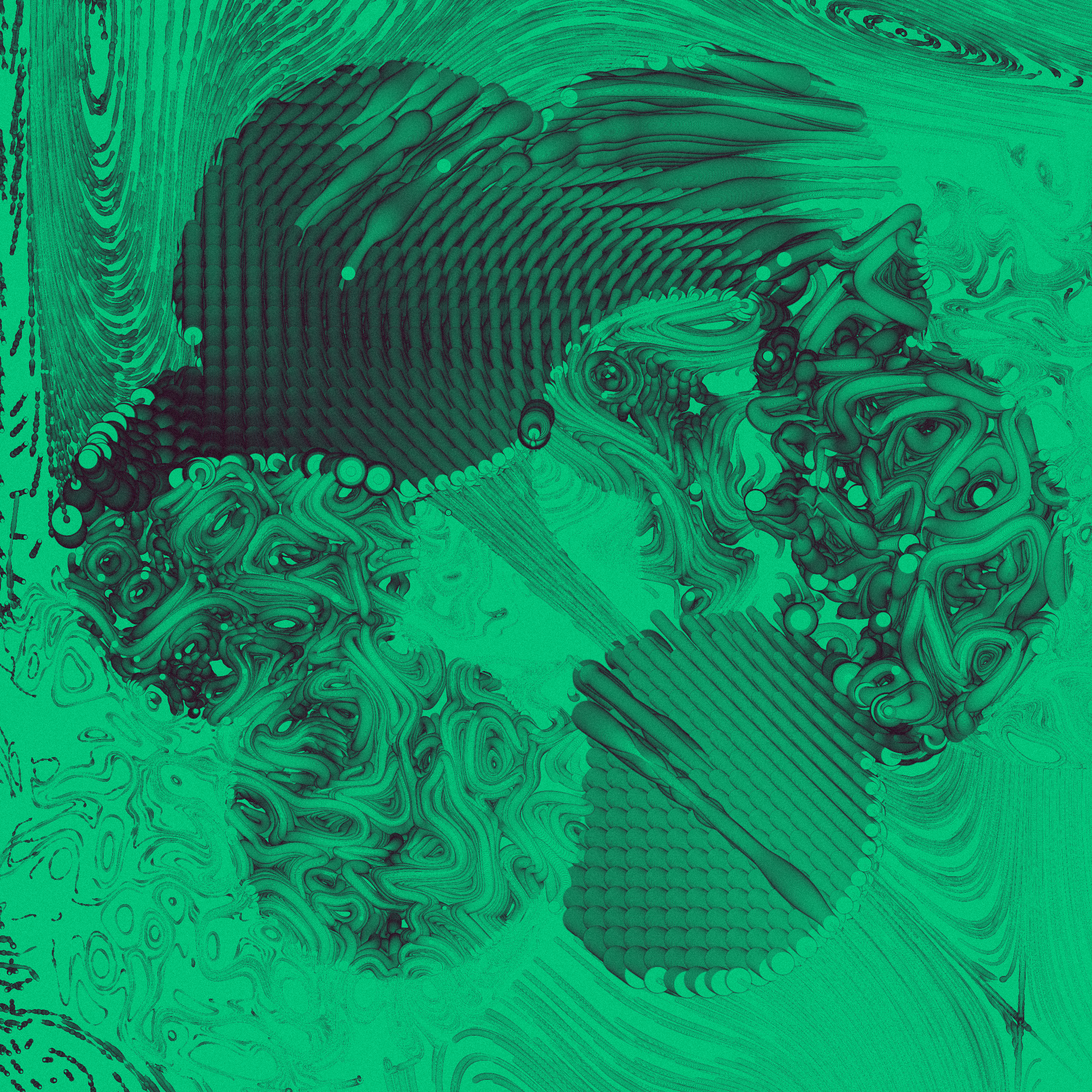 Art Blocks - Art Blocks v2 - The Inner World #163 - NFT # 352000163