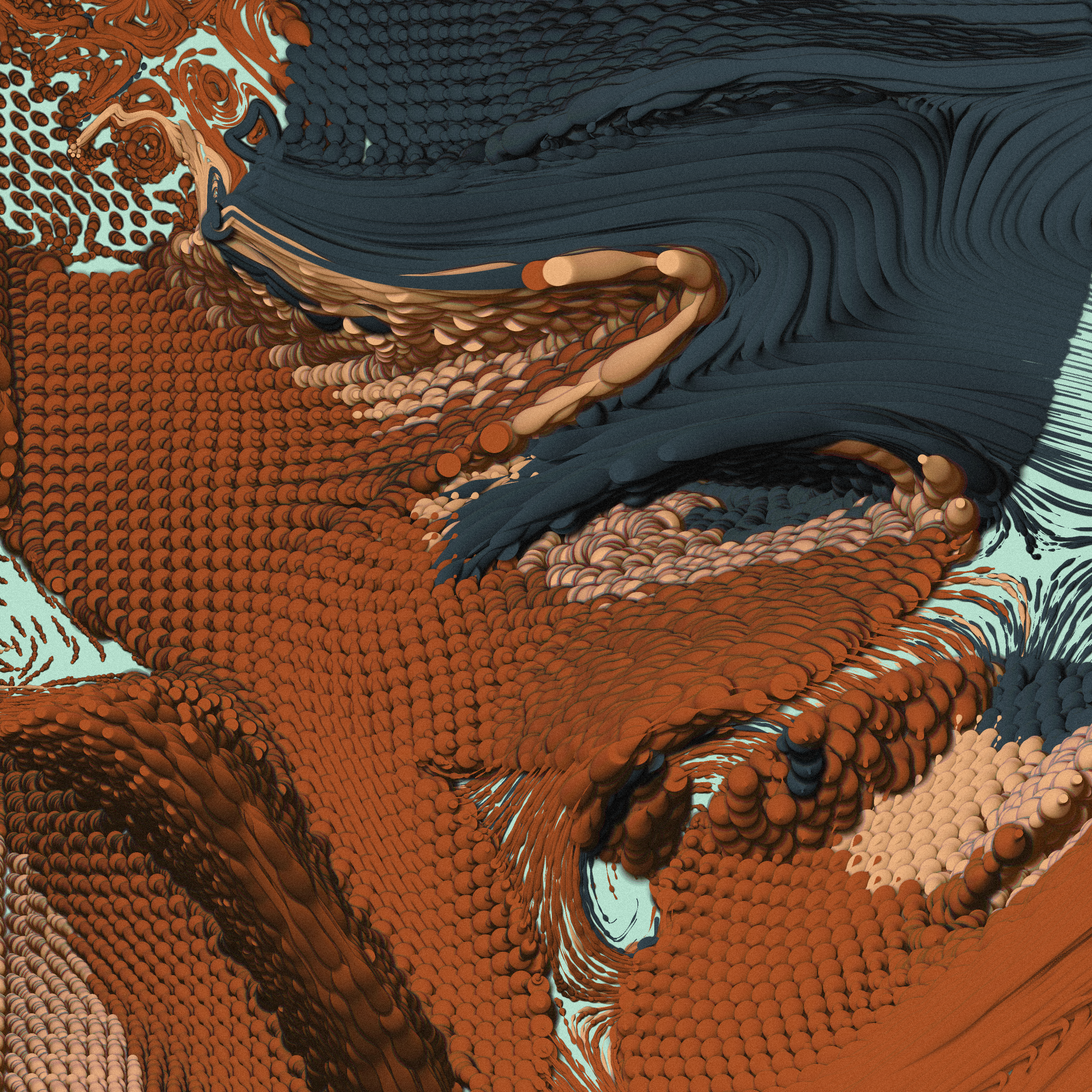 Art Blocks - Art Blocks v2 - The Inner World #182 - NFT # 352000182