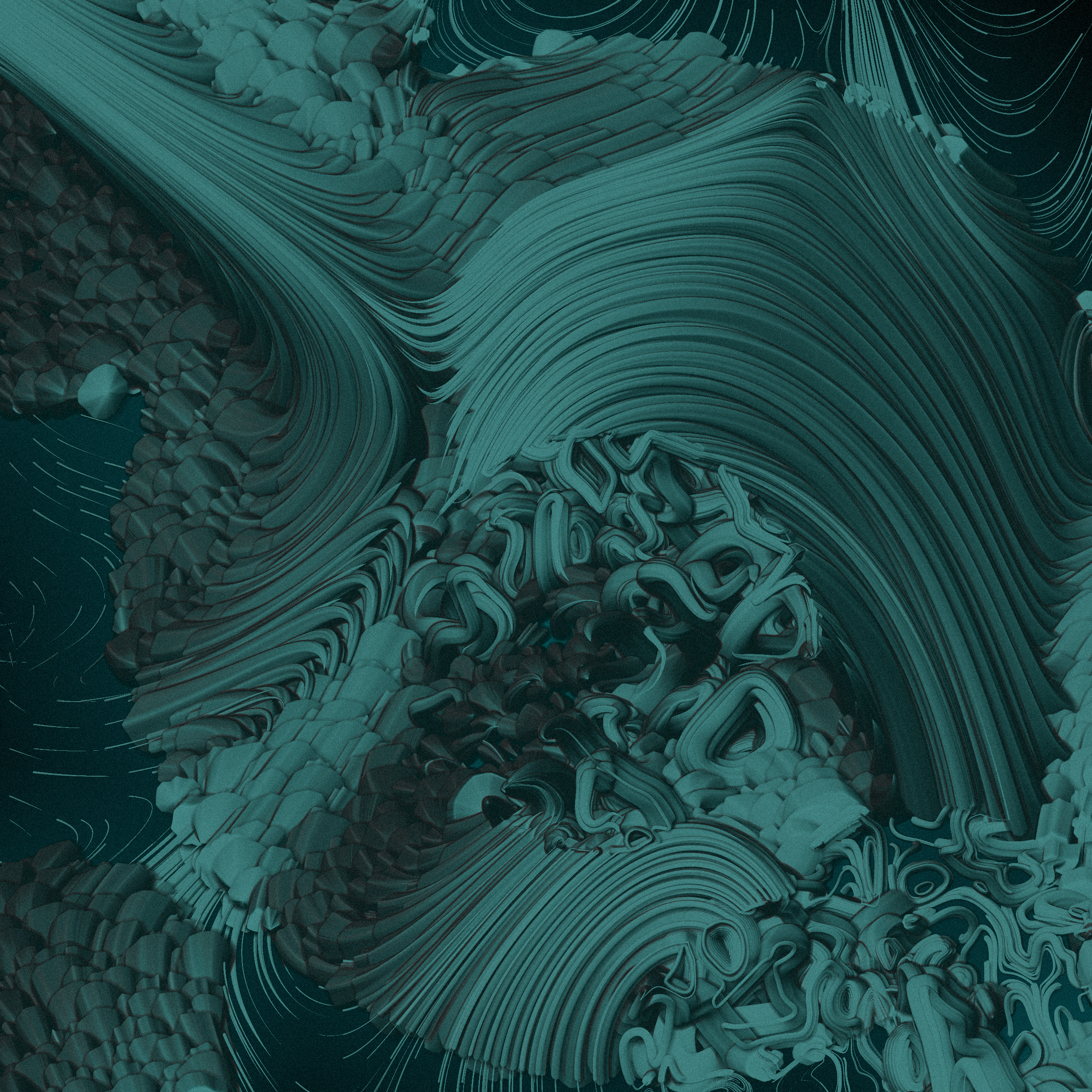 Art Blocks - Art Blocks v2 - The Inner World #183 - NFT # 352000183