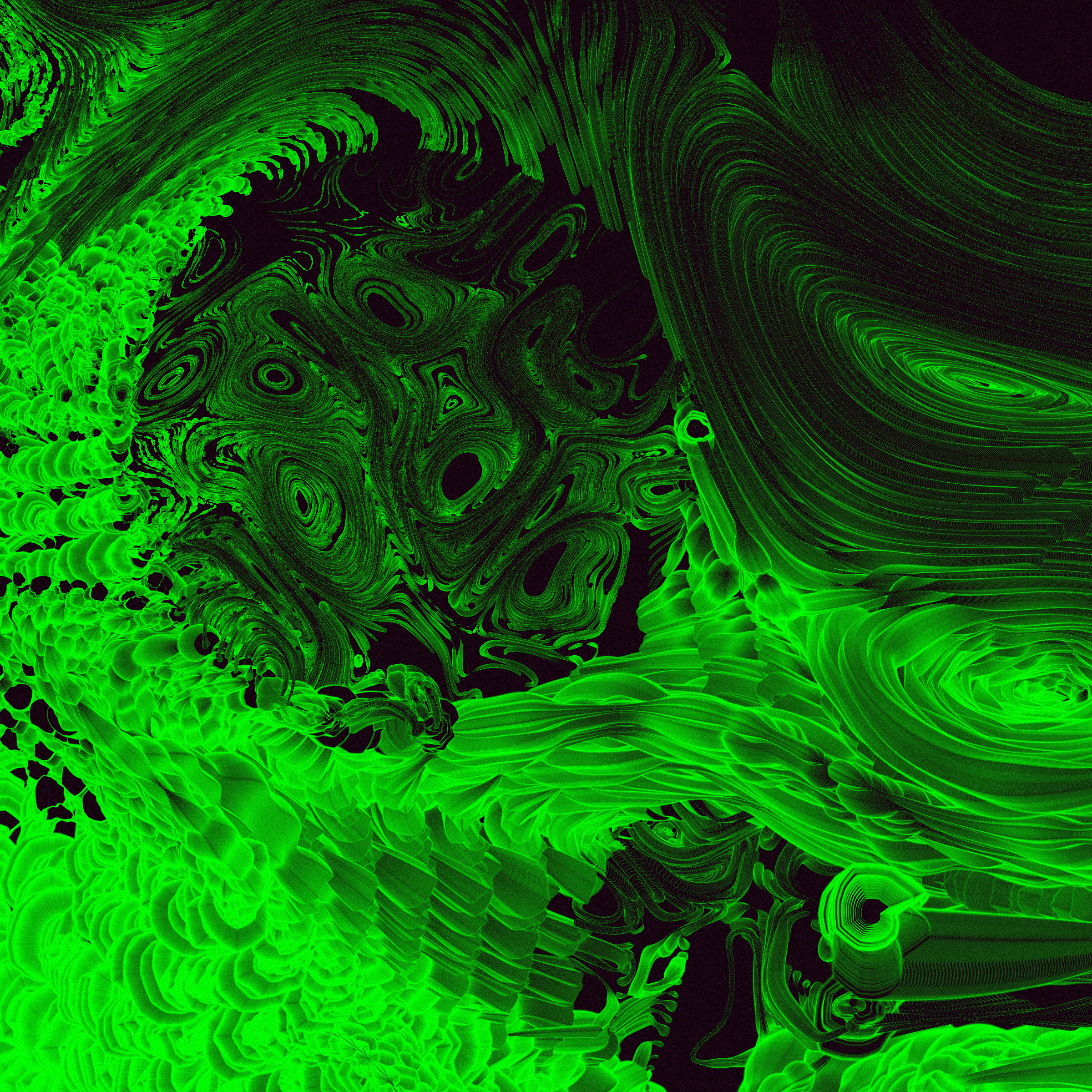 Art Blocks - Art Blocks v2 - The Inner World #195 - NFT # 352000195