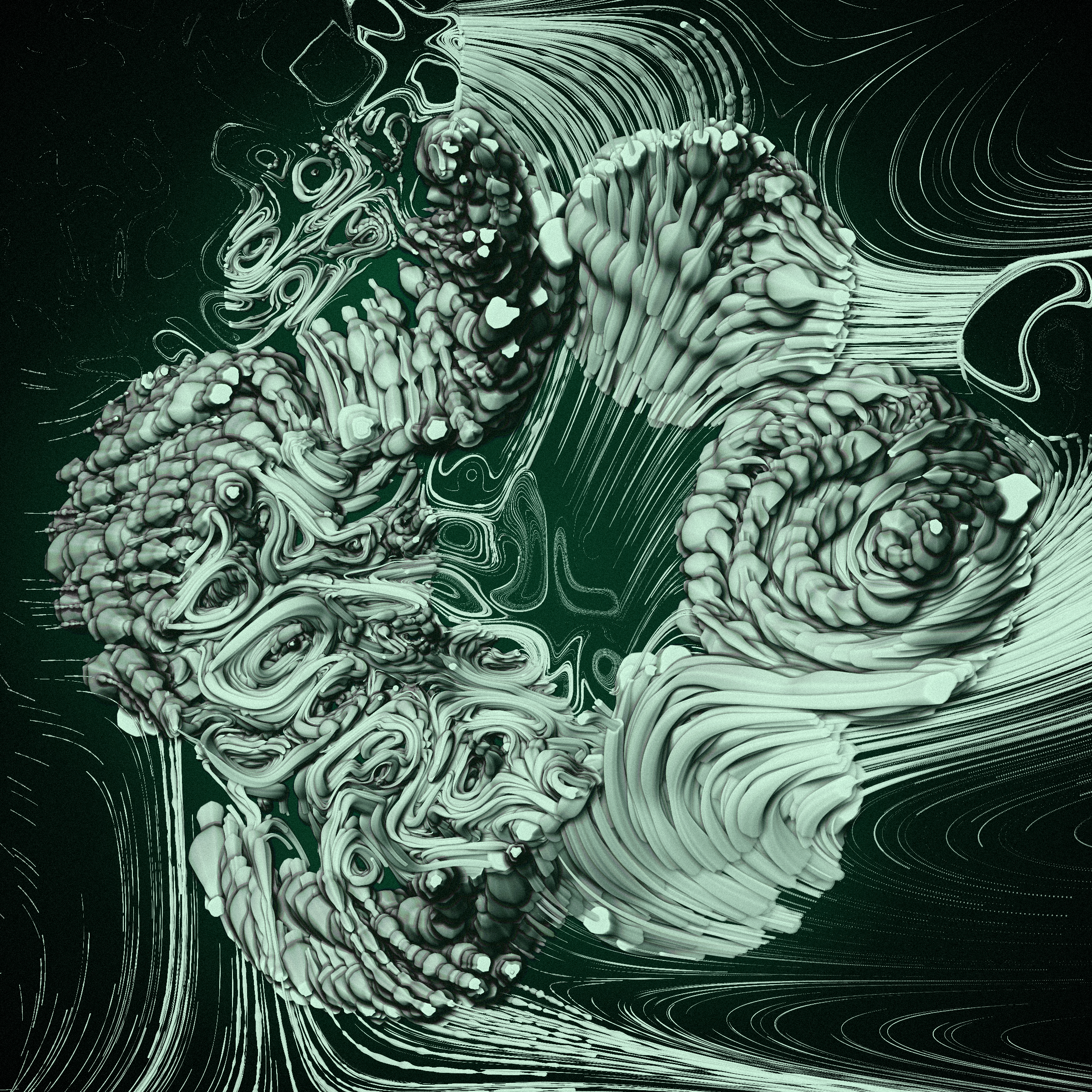 Art Blocks - Art Blocks v2 - The Inner World #196 - NFT # 352000196