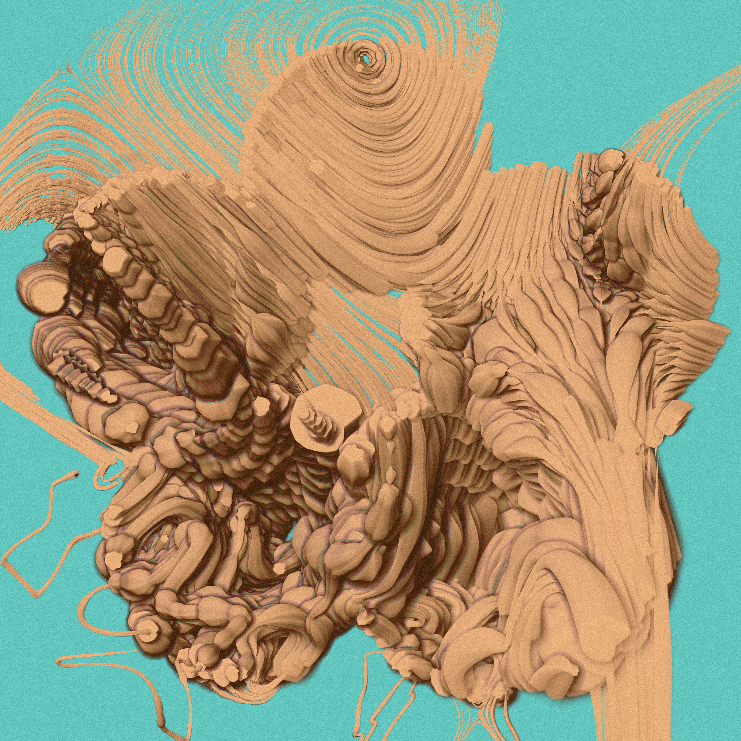 Art Blocks - Art Blocks v2 - The Inner World #198 - NFT # 352000198