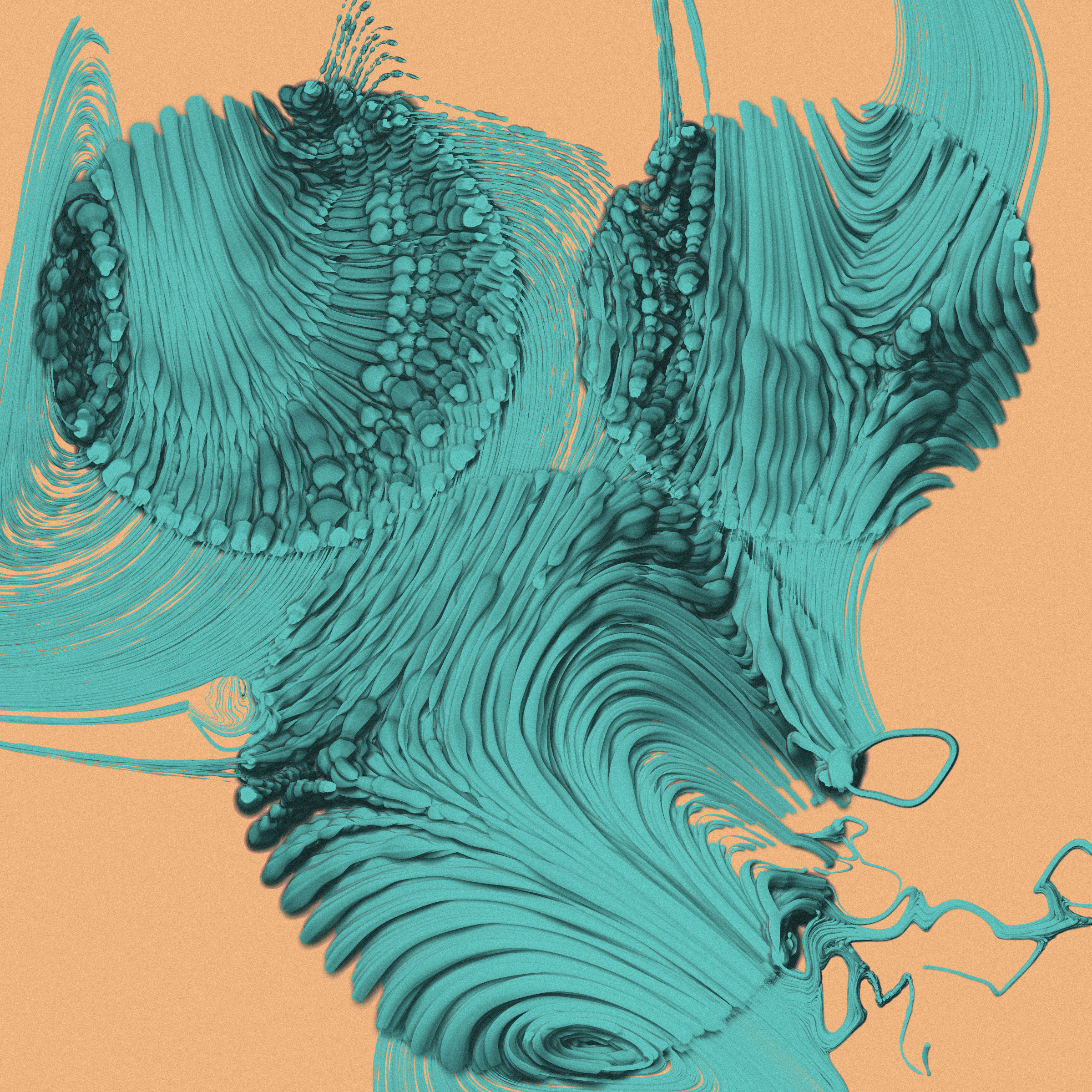 Art Blocks - Art Blocks v2 - The Inner World #202 - NFT # 352000202