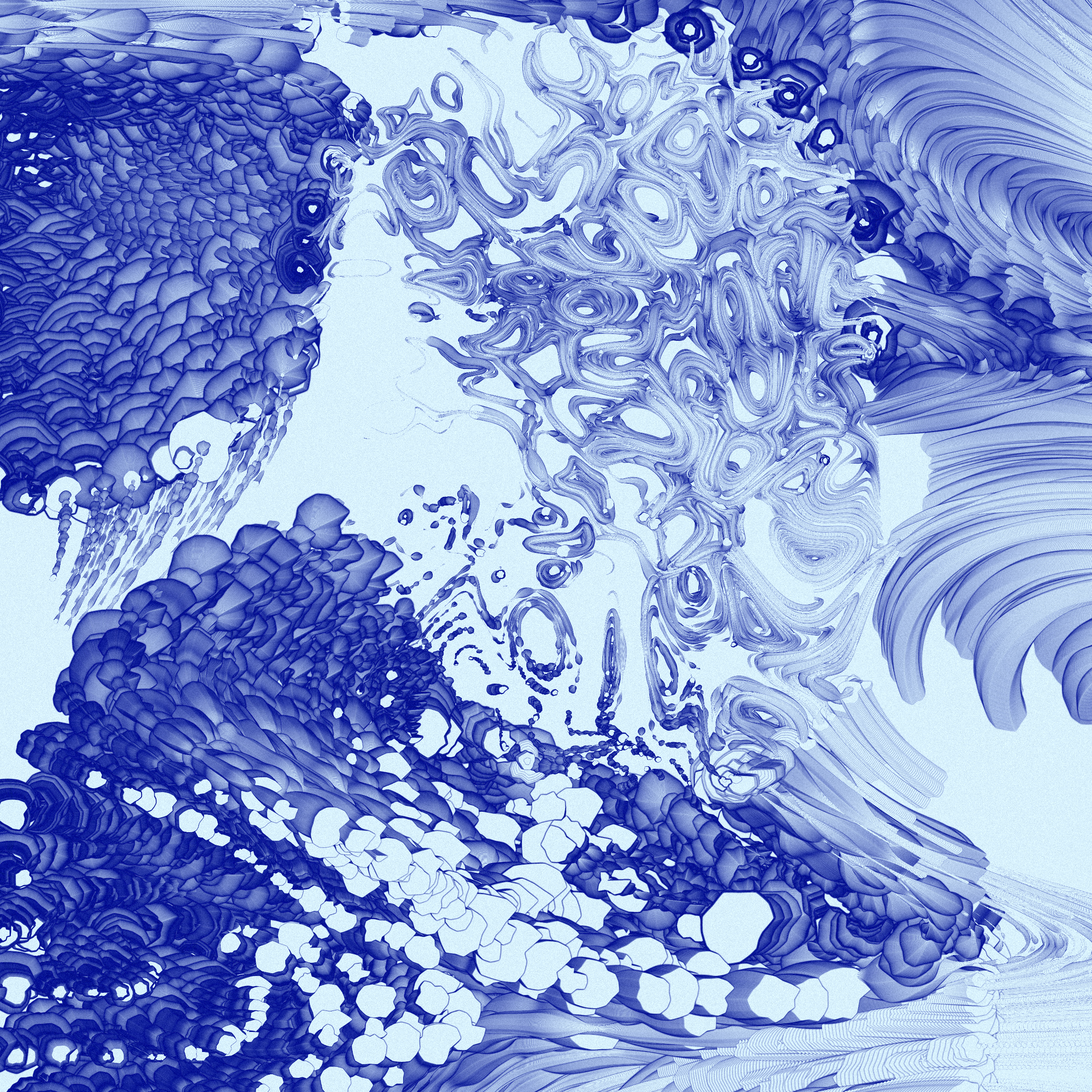 Art Blocks - Art Blocks v2 - The Inner World #204 - NFT # 352000204