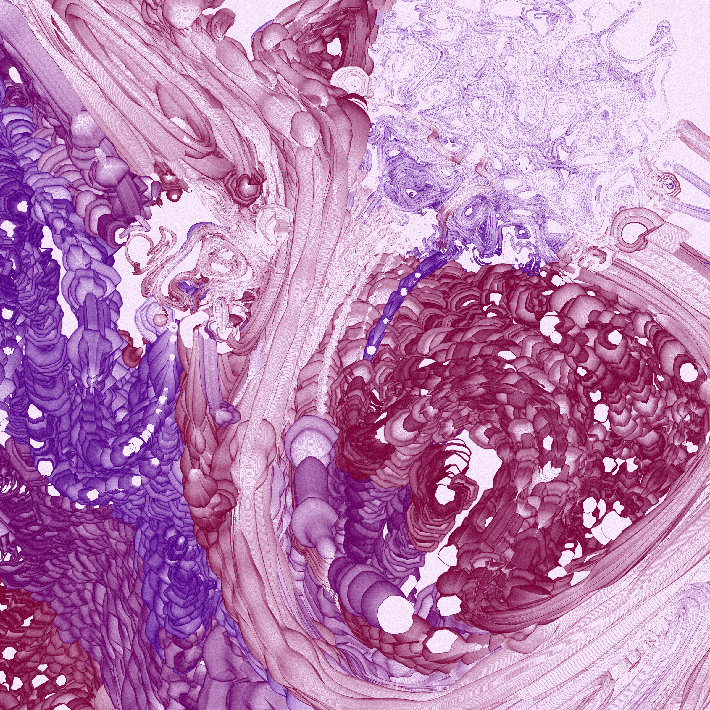 Art Blocks - Art Blocks v2 - The Inner World #206 - NFT # 352000206