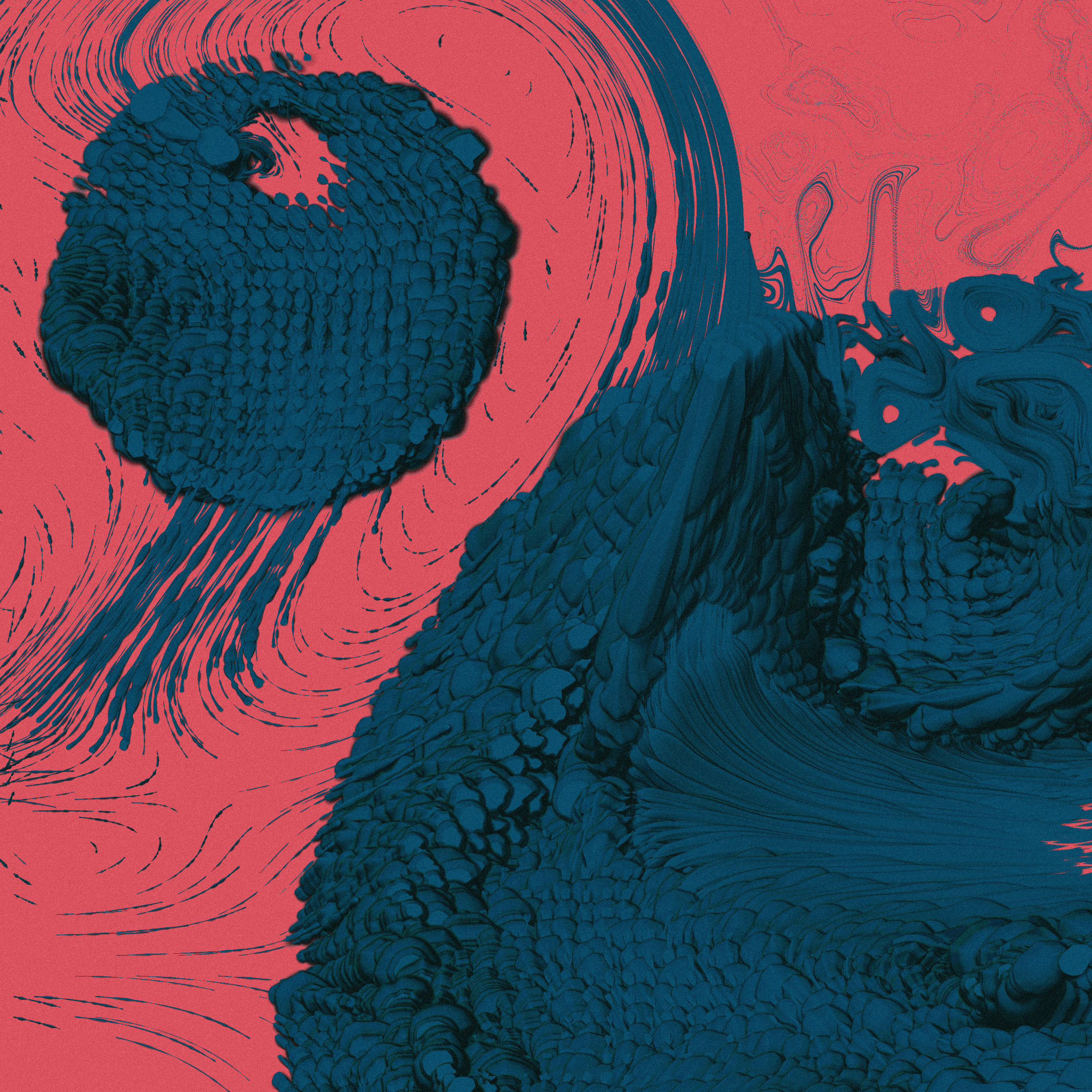 Art Blocks - Art Blocks v2 - The Inner World #243 - NFT # 352000243