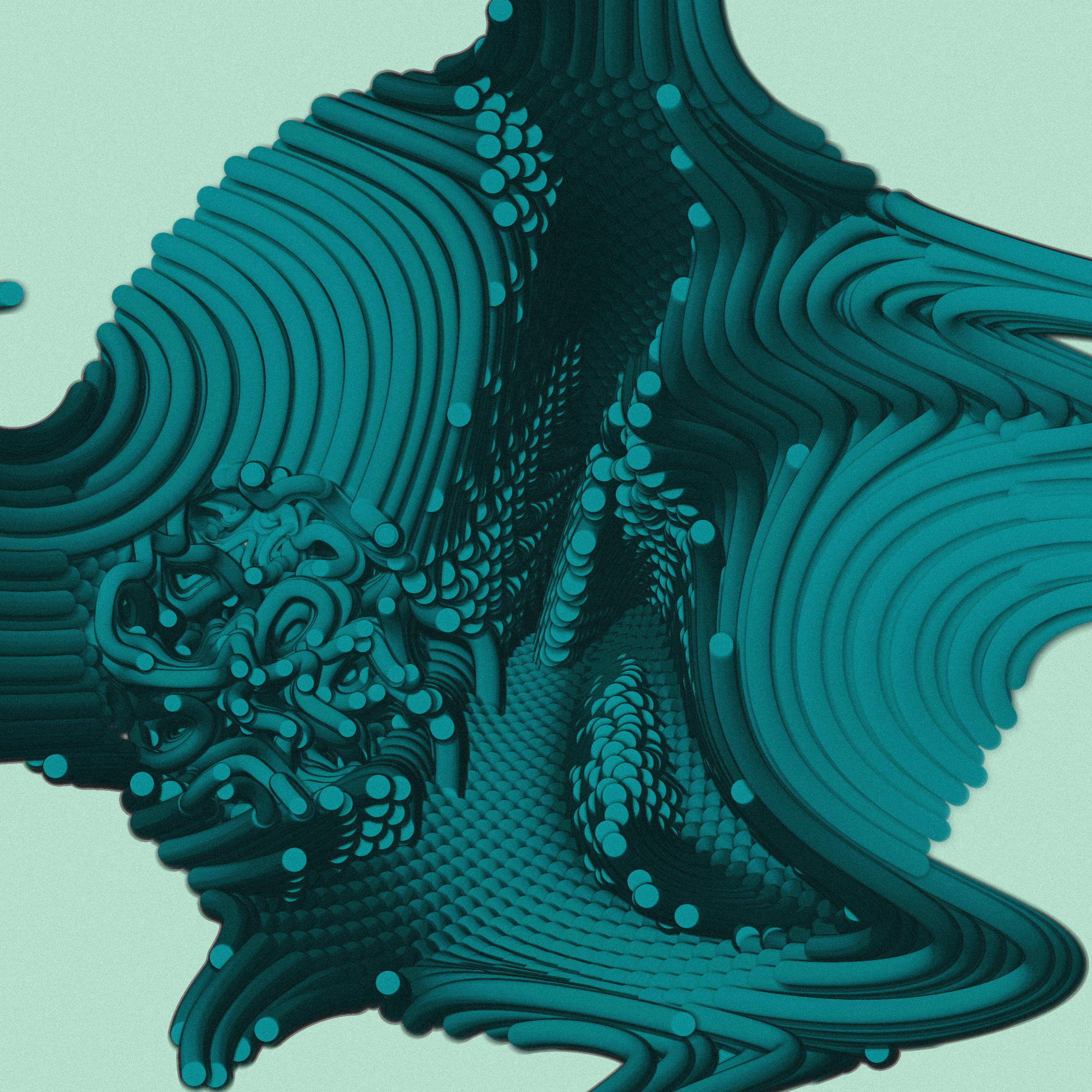 Art Blocks - Art Blocks v2 - The Inner World #253 - NFT # 352000253