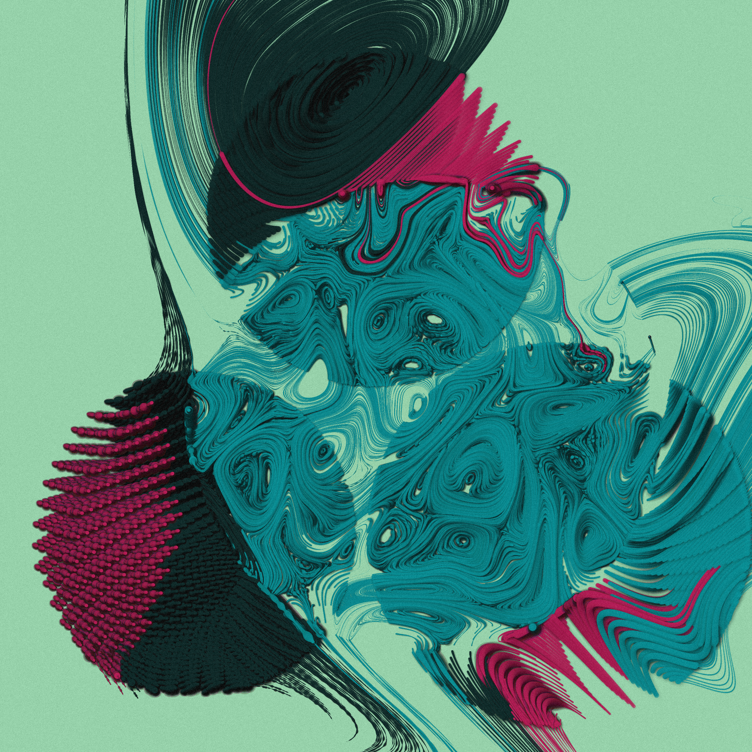 Art Blocks - Art Blocks v2 - The Inner World #259 - NFT # 352000259