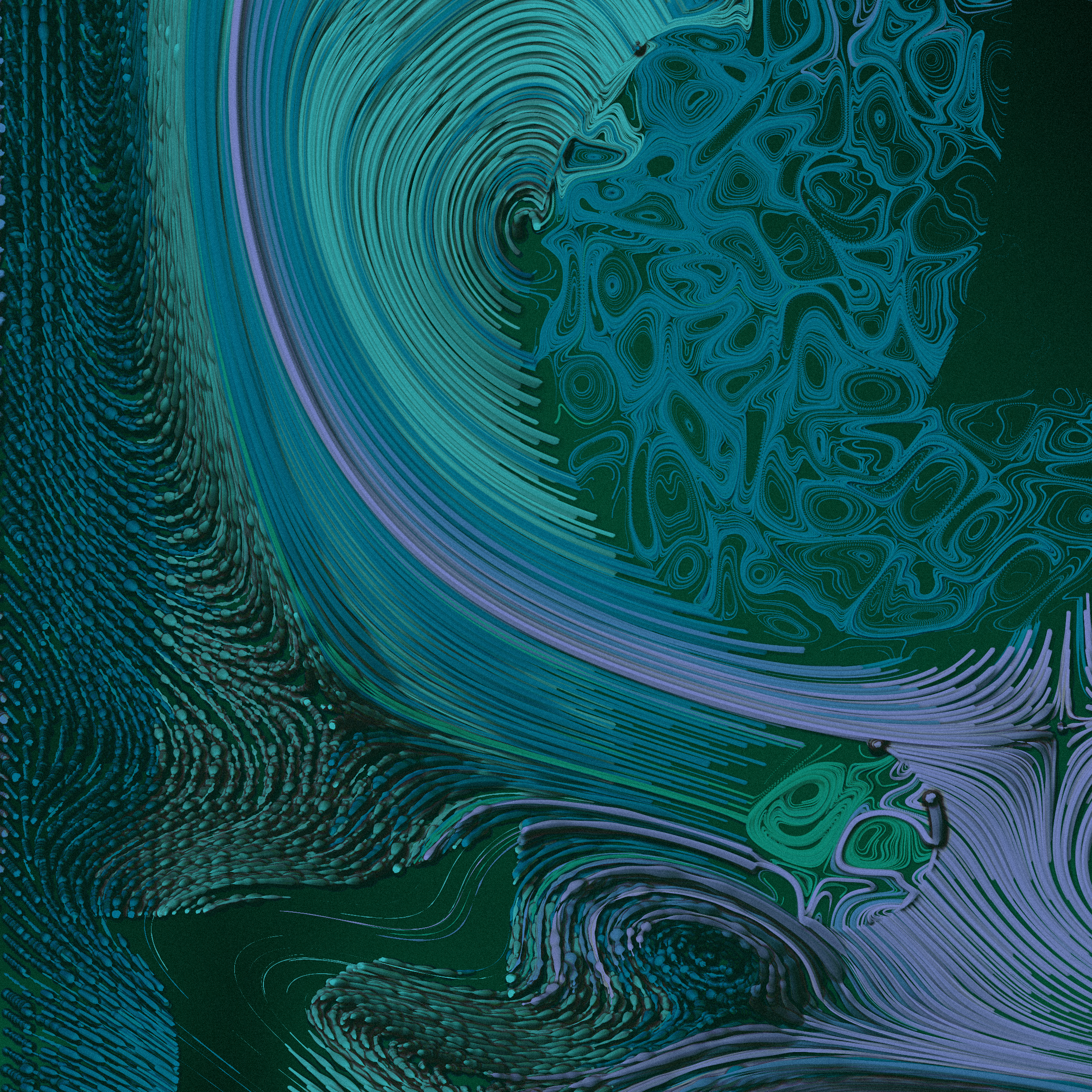 Art Blocks - Art Blocks v2 - The Inner World #263 - NFT # 352000263