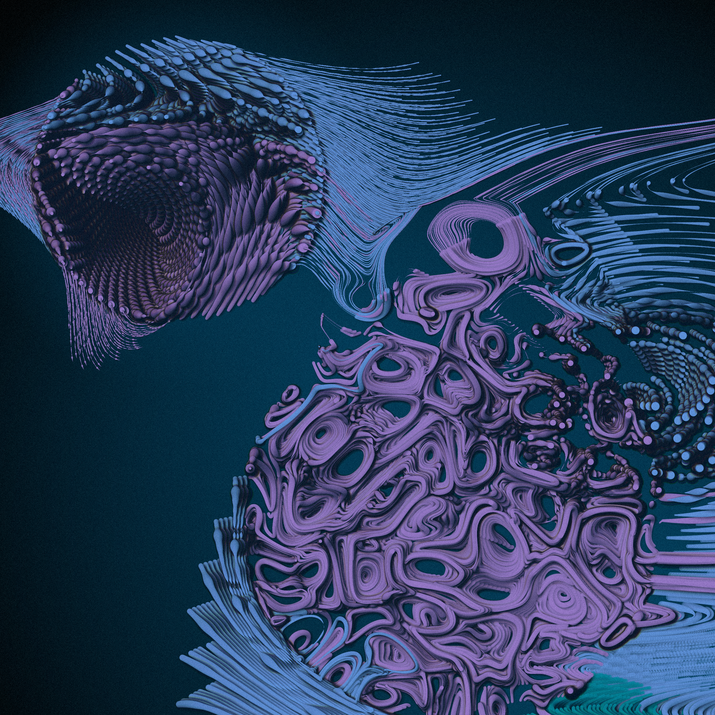 Art Blocks - Art Blocks v2 - The Inner World #287 - NFT # 352000287