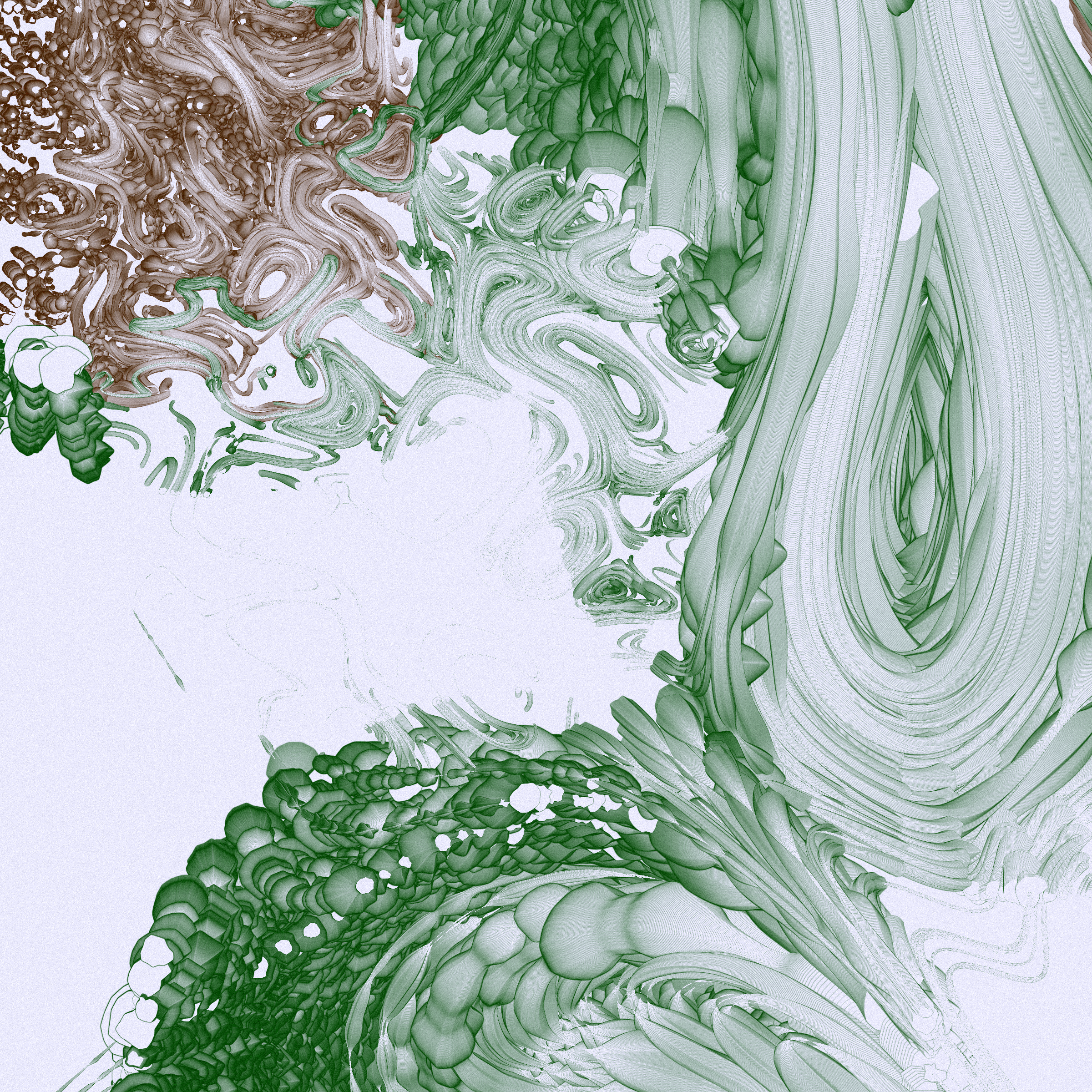 Art Blocks - Art Blocks v2 - The Inner World #312 - NFT # 352000312