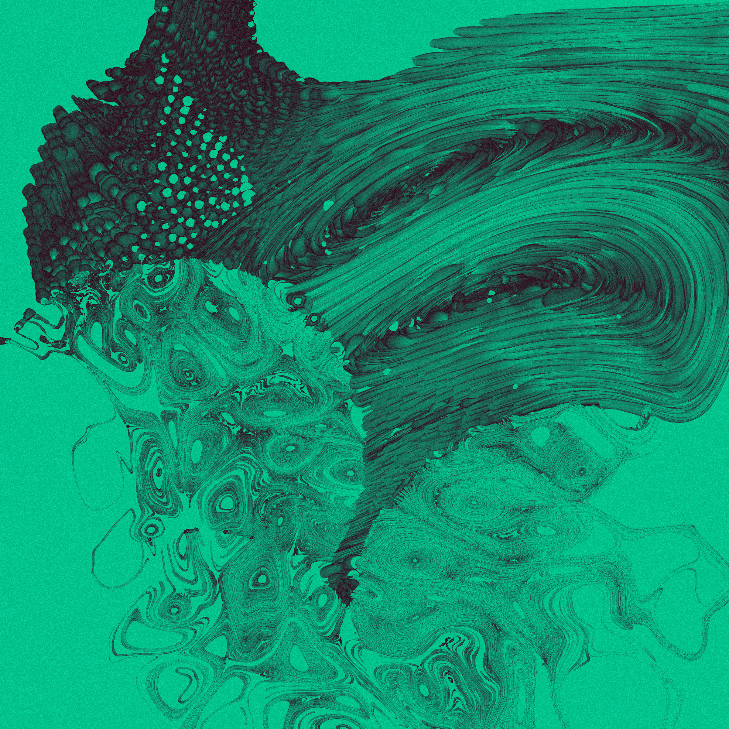 Art Blocks - Art Blocks v2 - The Inner World #313 - NFT # 352000313