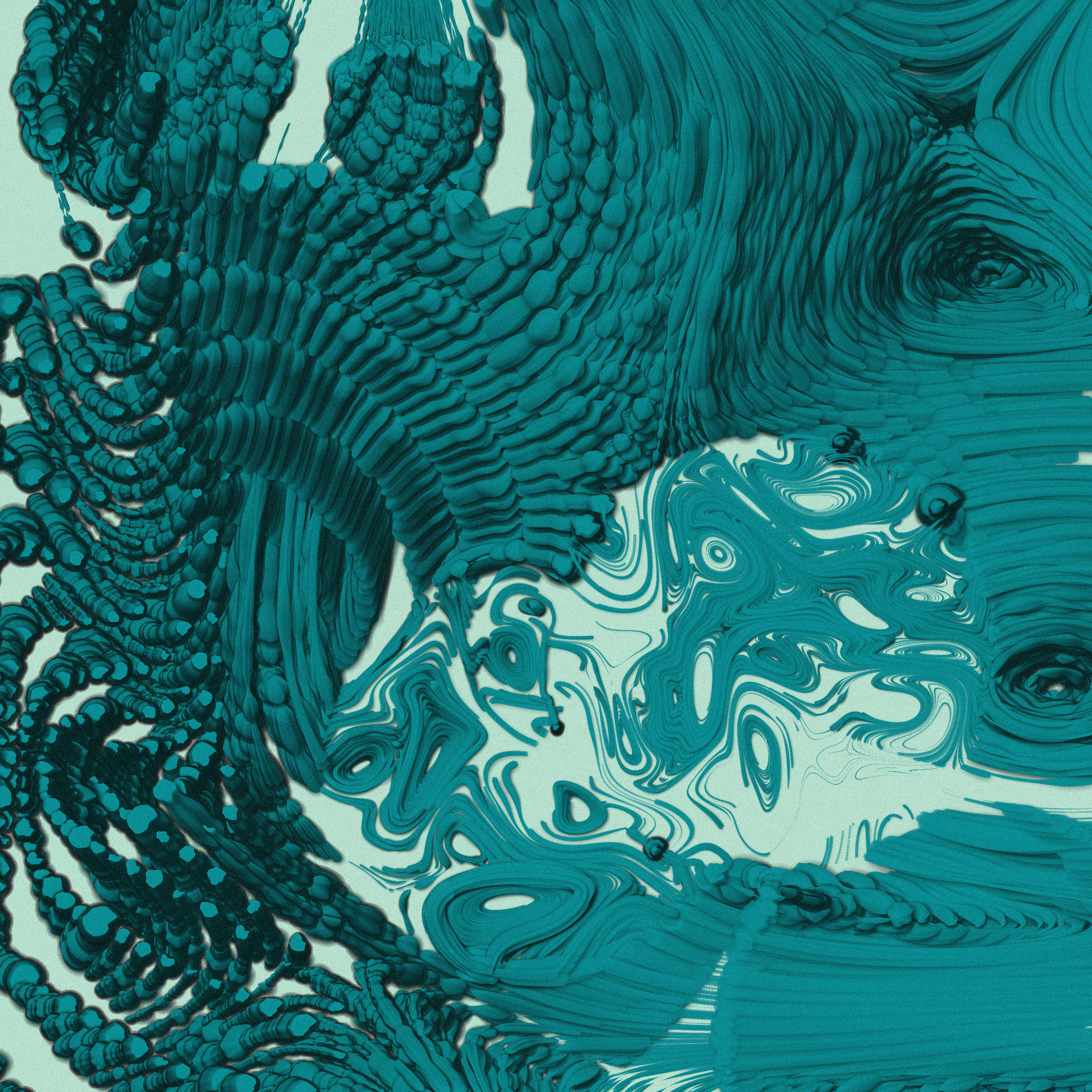 Art Blocks - Art Blocks v2 - The Inner World #328 - NFT # 352000328