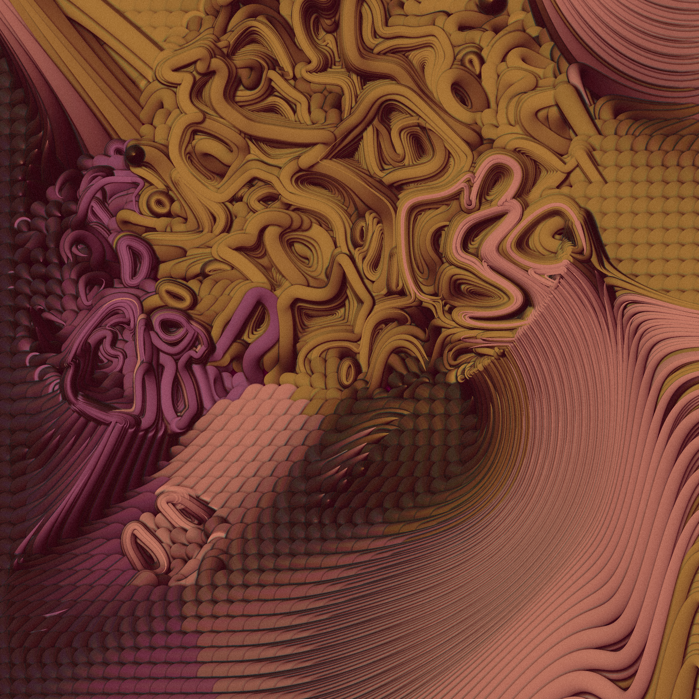 Art Blocks - Art Blocks v2 - The Inner World #332 - NFT # 352000332