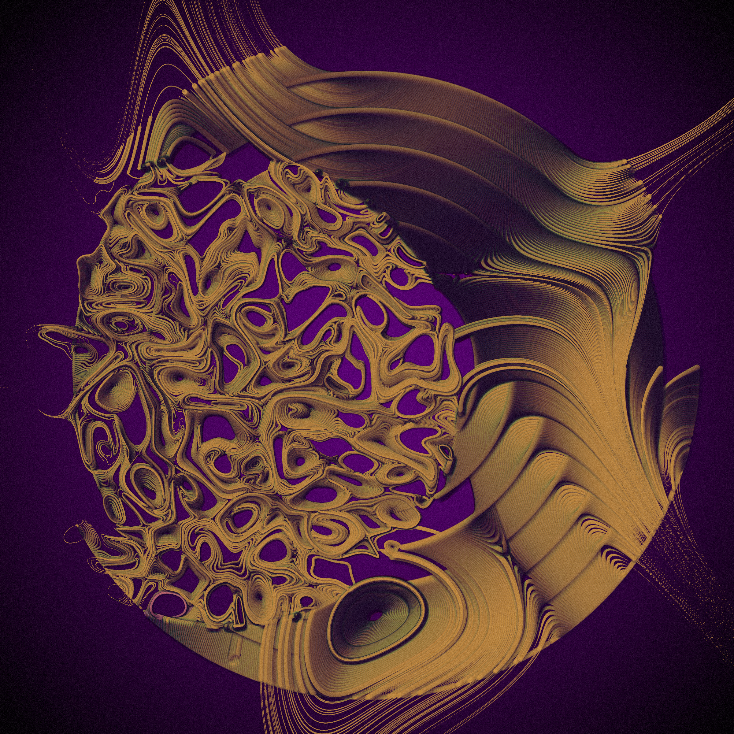 Art Blocks - Art Blocks v2 - The Inner World #356 - NFT # 352000356