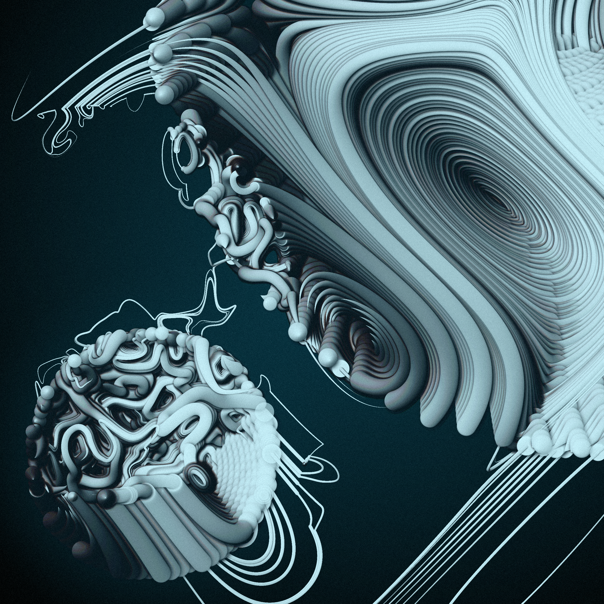 Art Blocks - Art Blocks v2 - The Inner World #380 - NFT # 352000380