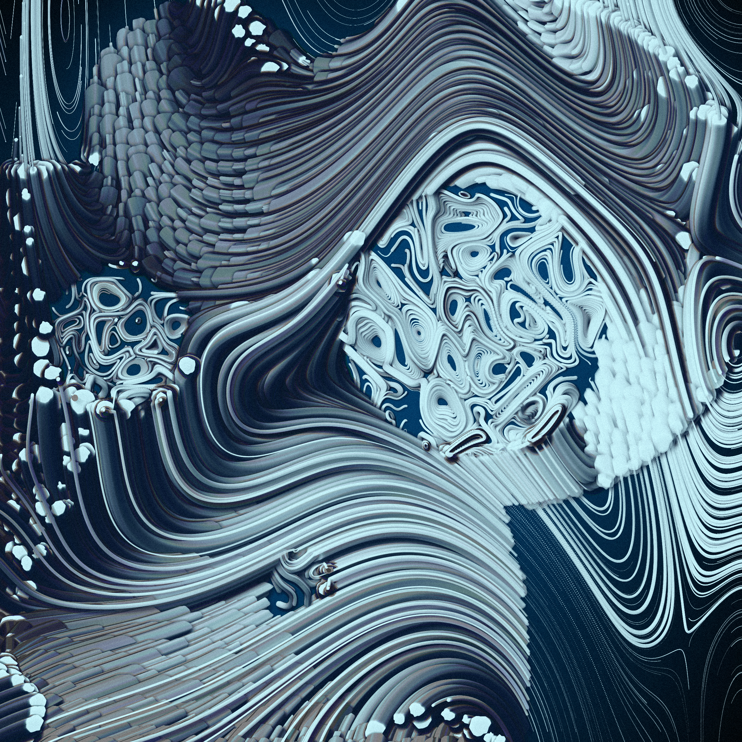 Art Blocks - Art Blocks v2 - The Inner World #382 - NFT # 352000382