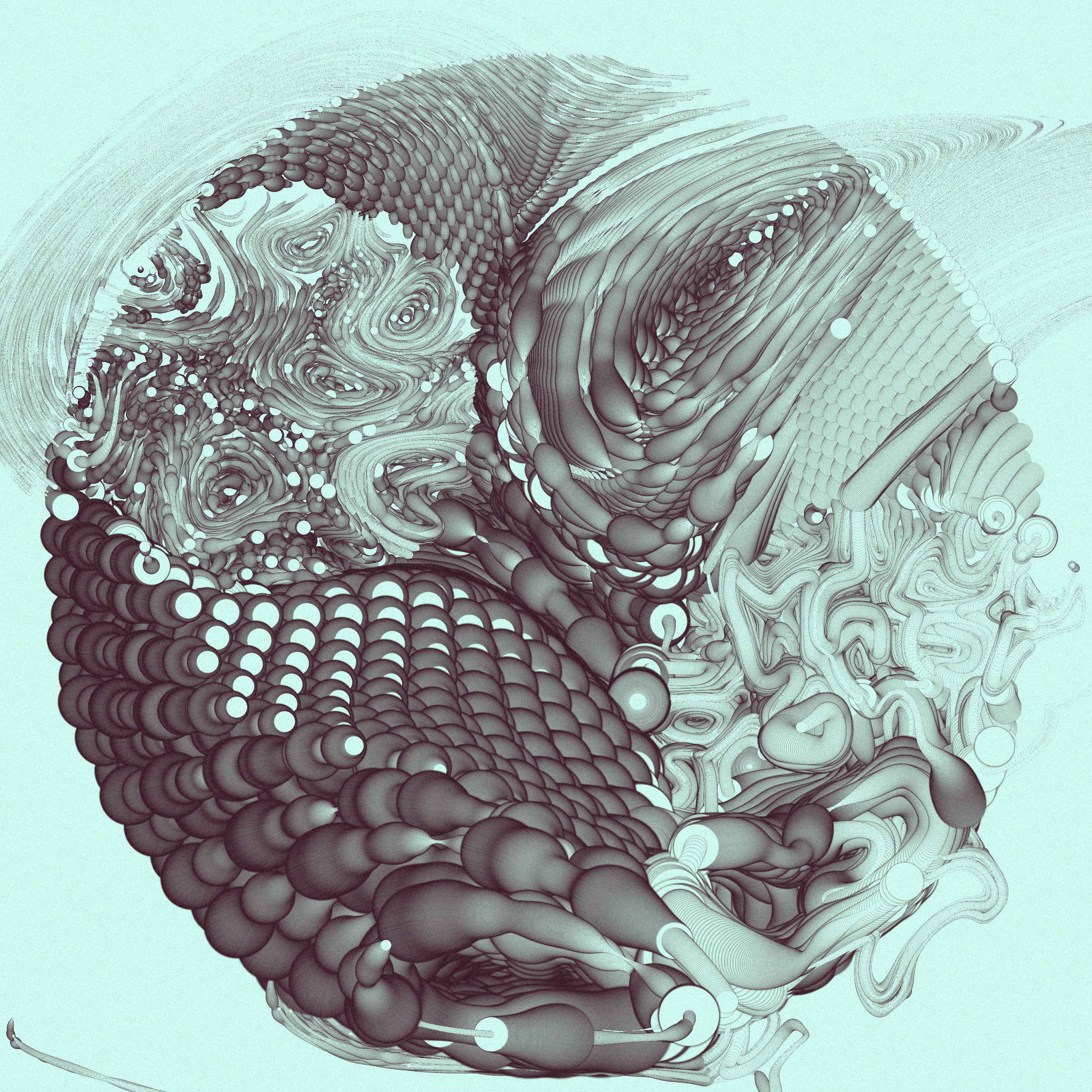 Art Blocks - Art Blocks v2 - The Inner World #390 - NFT # 352000390