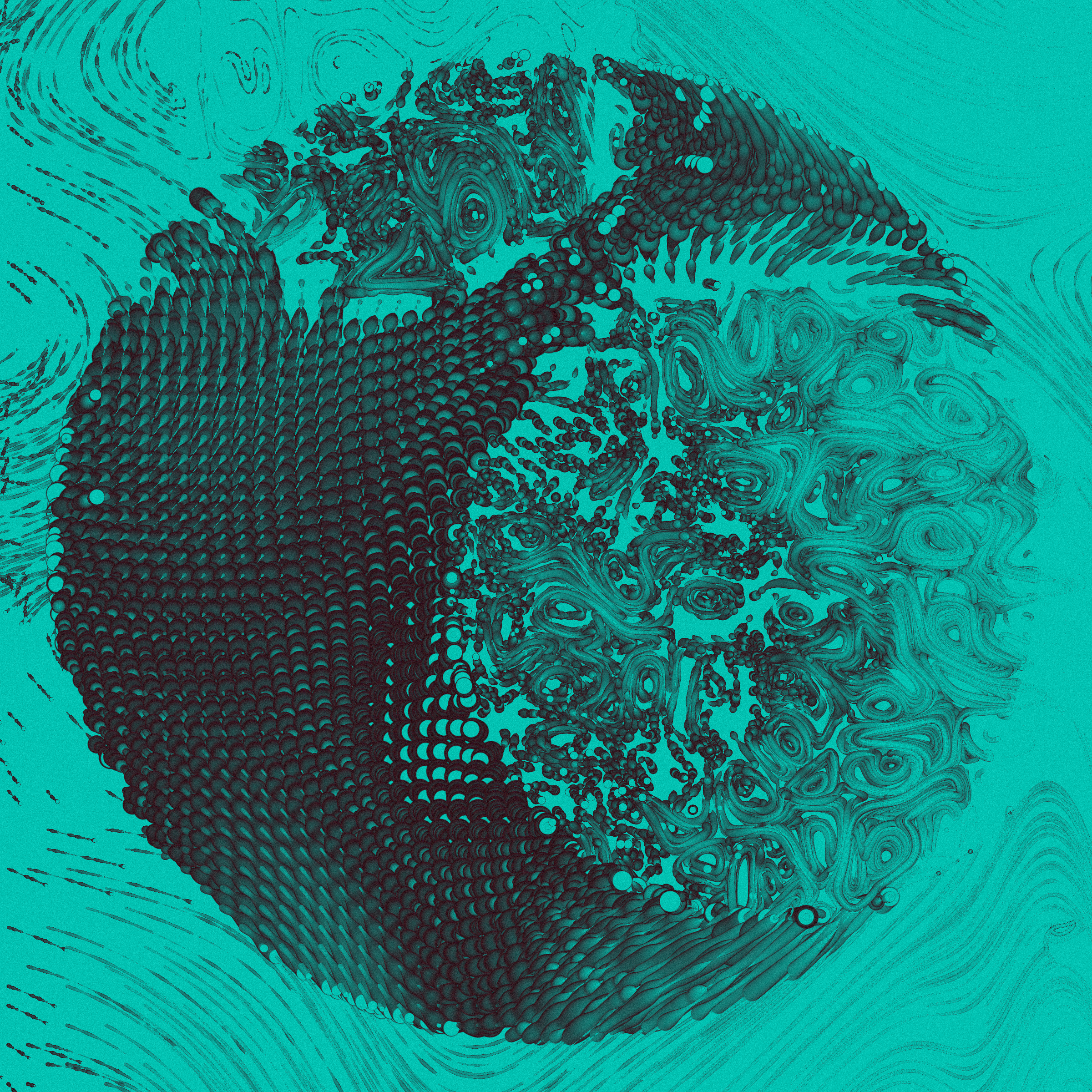 Art Blocks - Art Blocks v2 - The Inner World #393 - NFT # 352000393