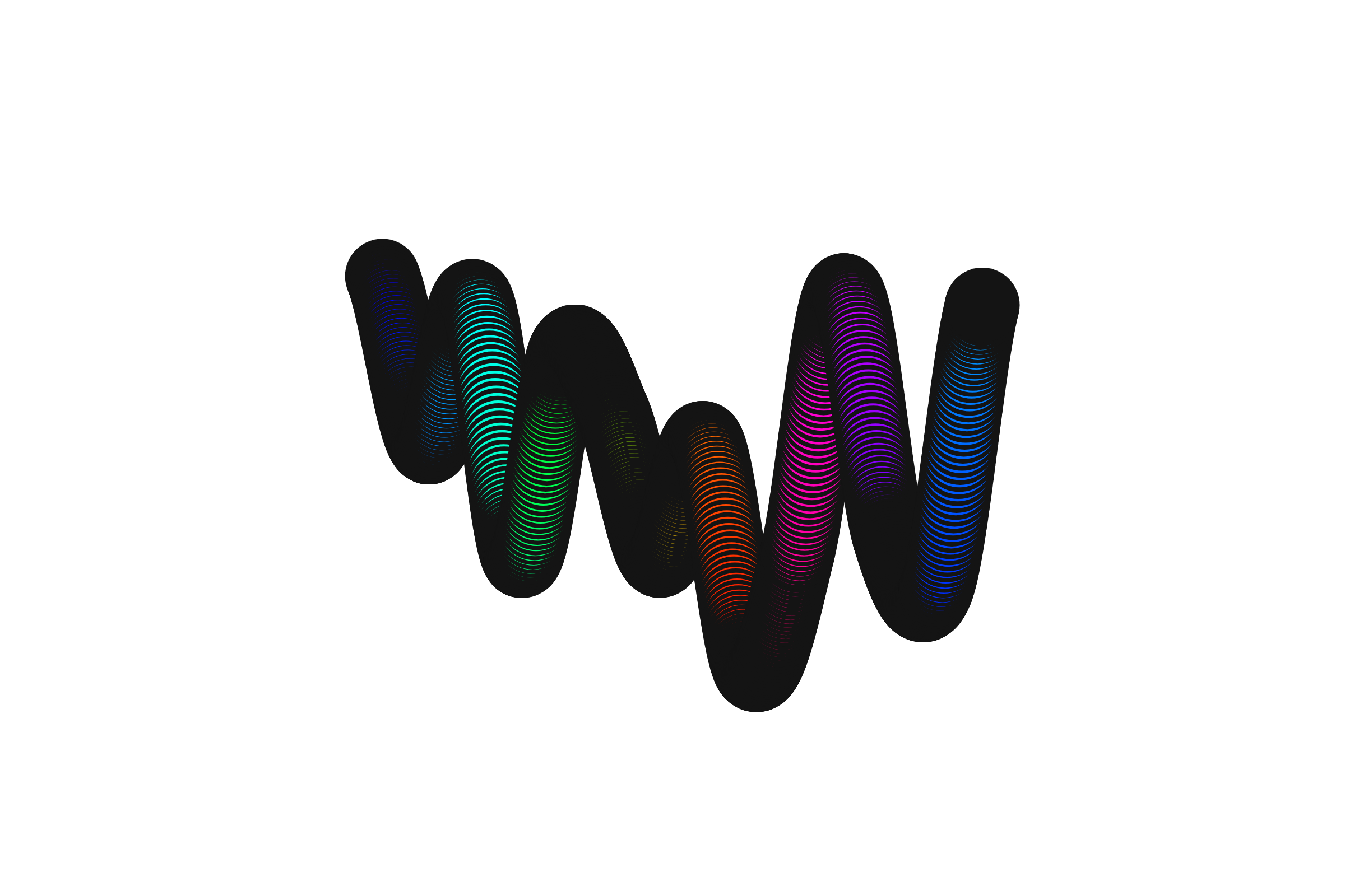 Art Blocks - Art Blocks v1 - Chromie Squiggle #36 - NFT # 36