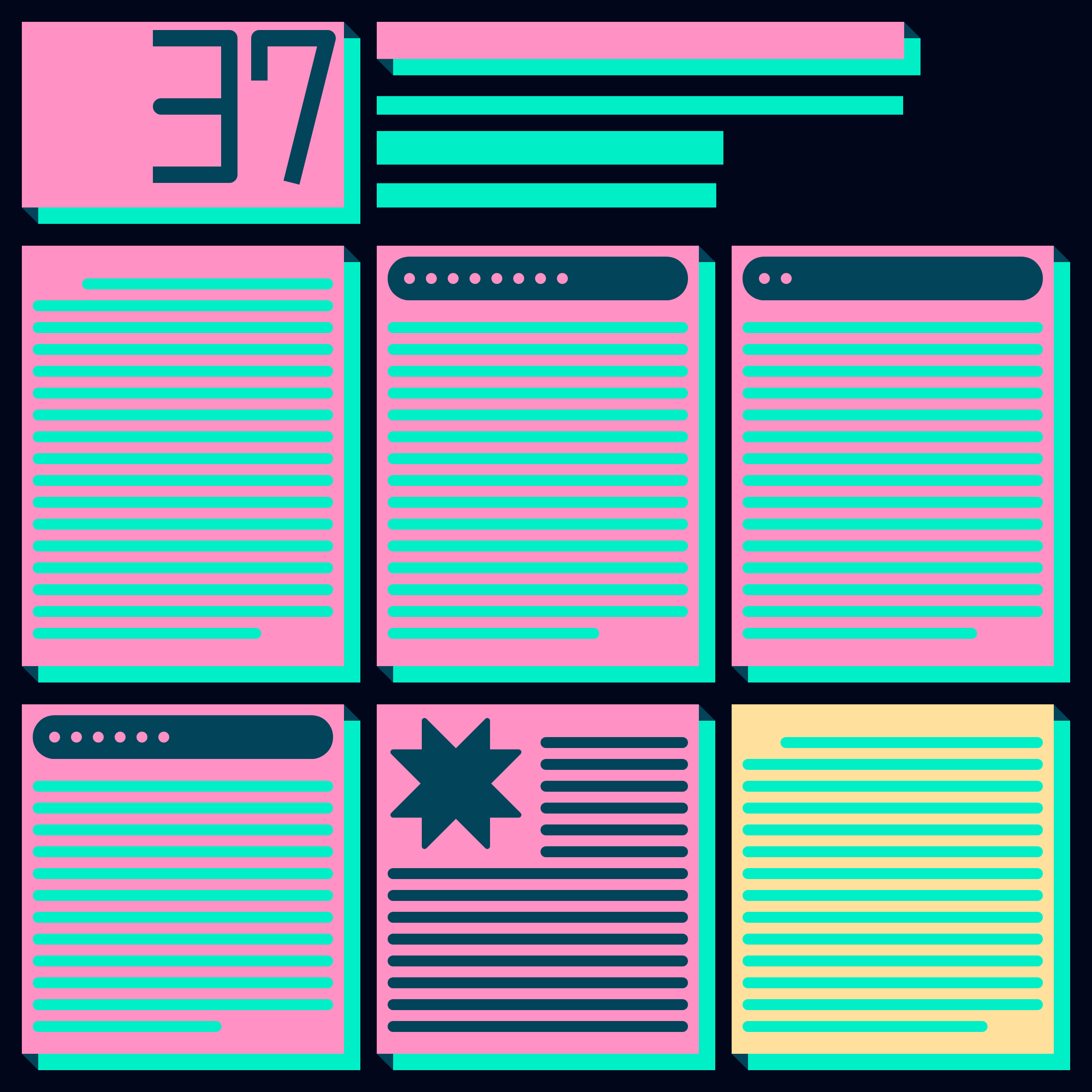 Art Blocks - Art Blocks v2 - Gazettes #443 - NFT # 36000443