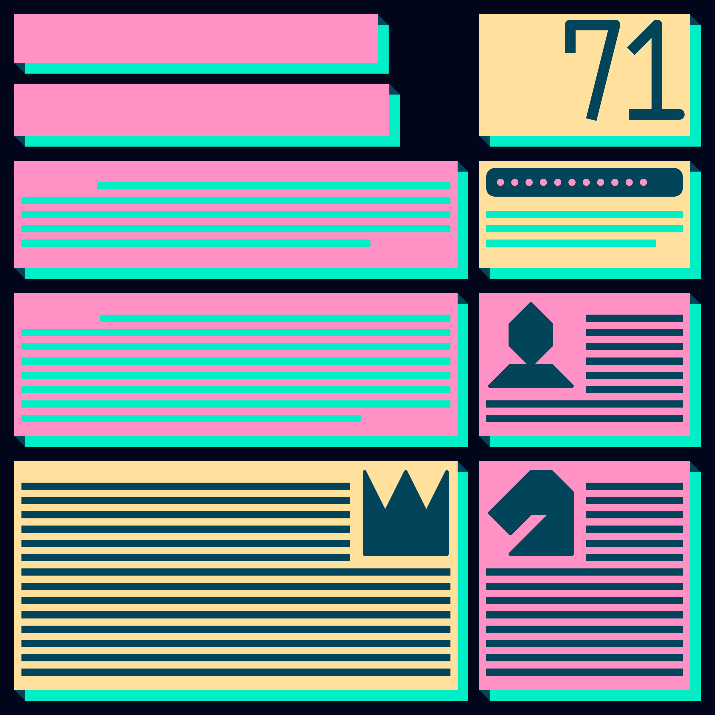 Art Blocks - Art Blocks v2 - Gazettes #710 - NFT # 36000710