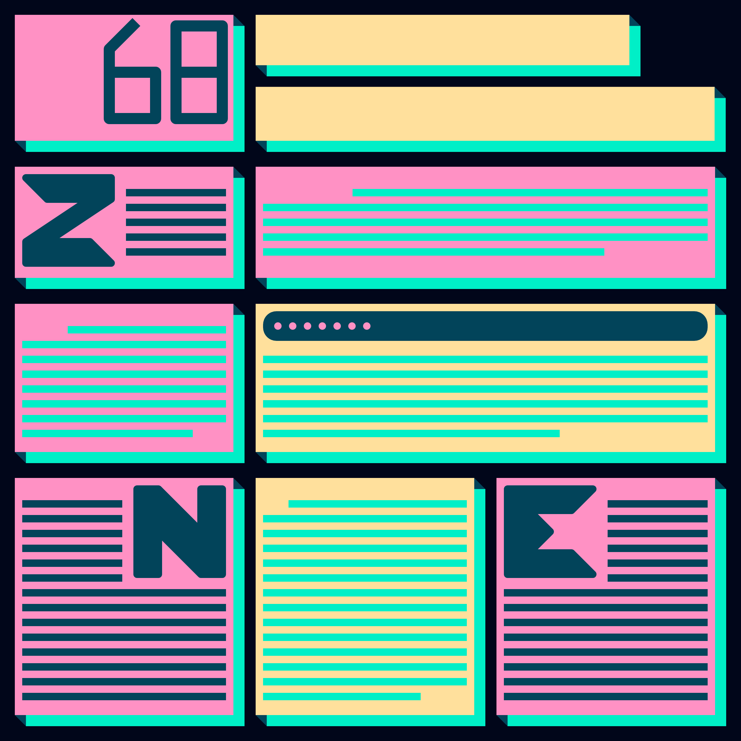 Art Blocks - Art Blocks v2 - Gazettes #735 - NFT # 36000735