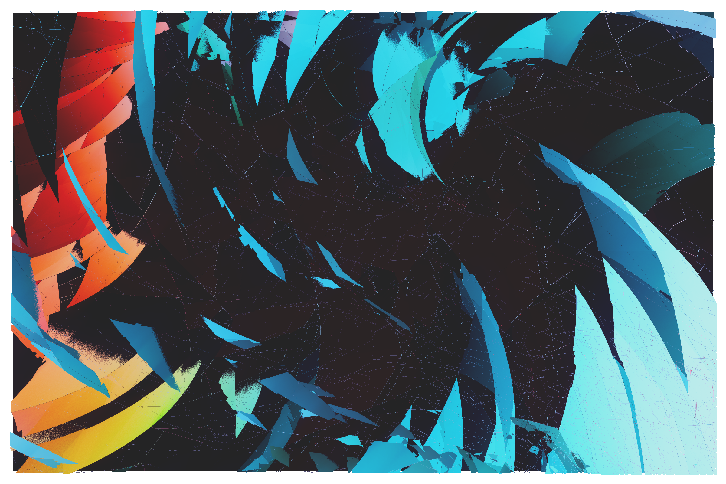 Art Blocks - Art Blocks v2 - Erratic #3 - NFT # 362000003