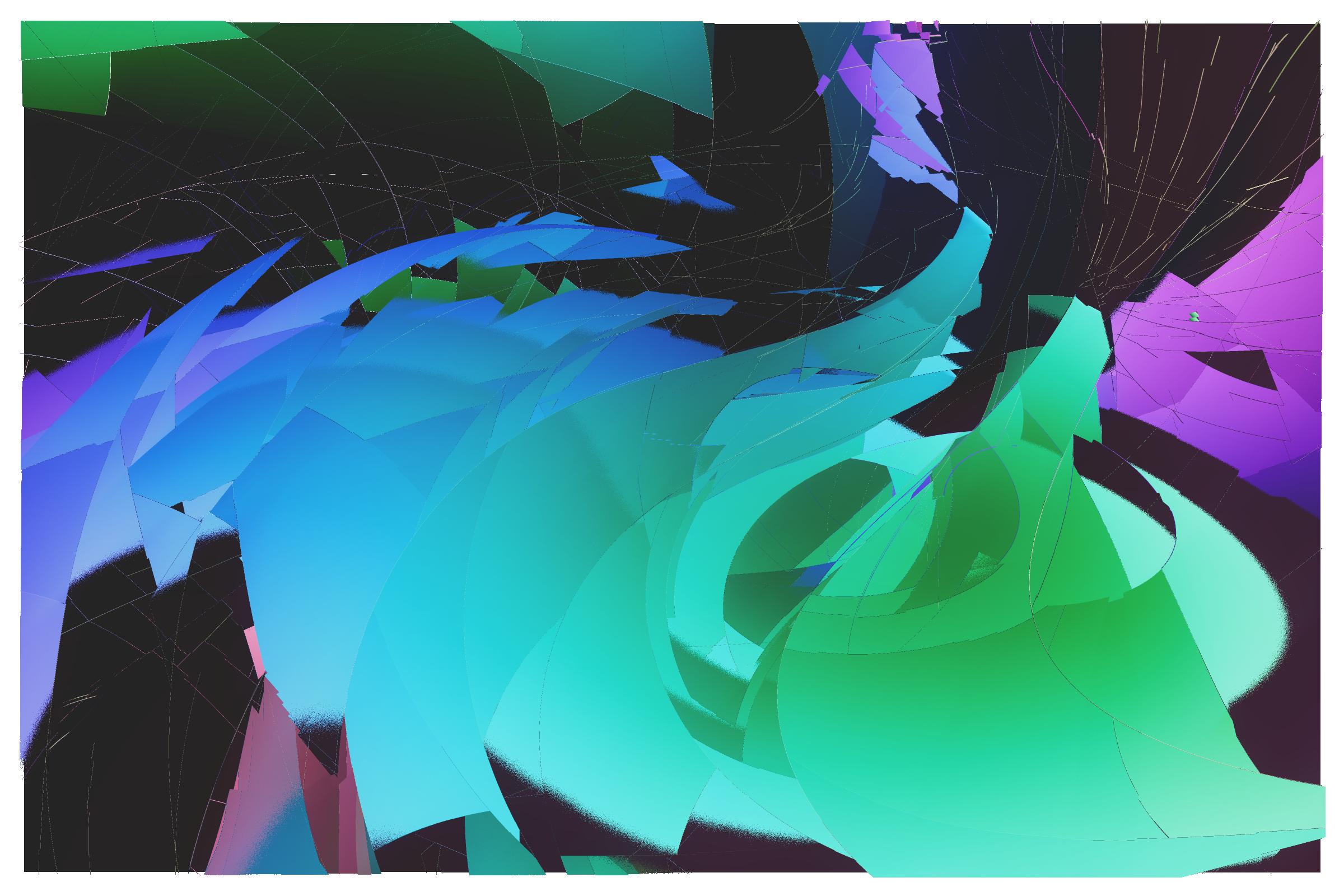 Art Blocks - Art Blocks v2 - Erratic #18 - NFT # 362000018