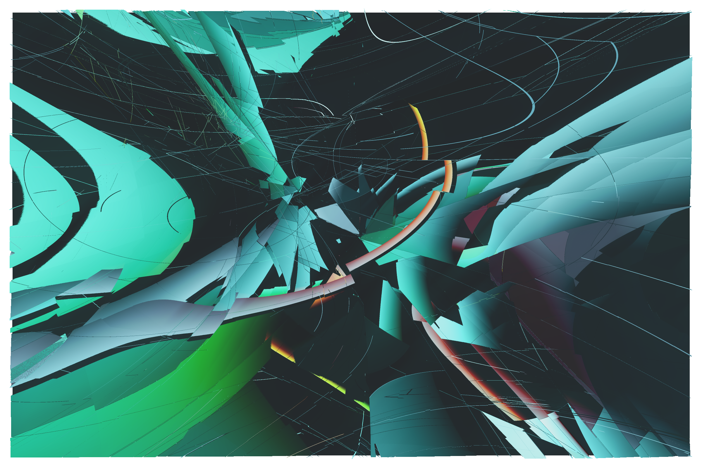 Art Blocks - Art Blocks v2 - Erratic #45 - NFT # 362000045