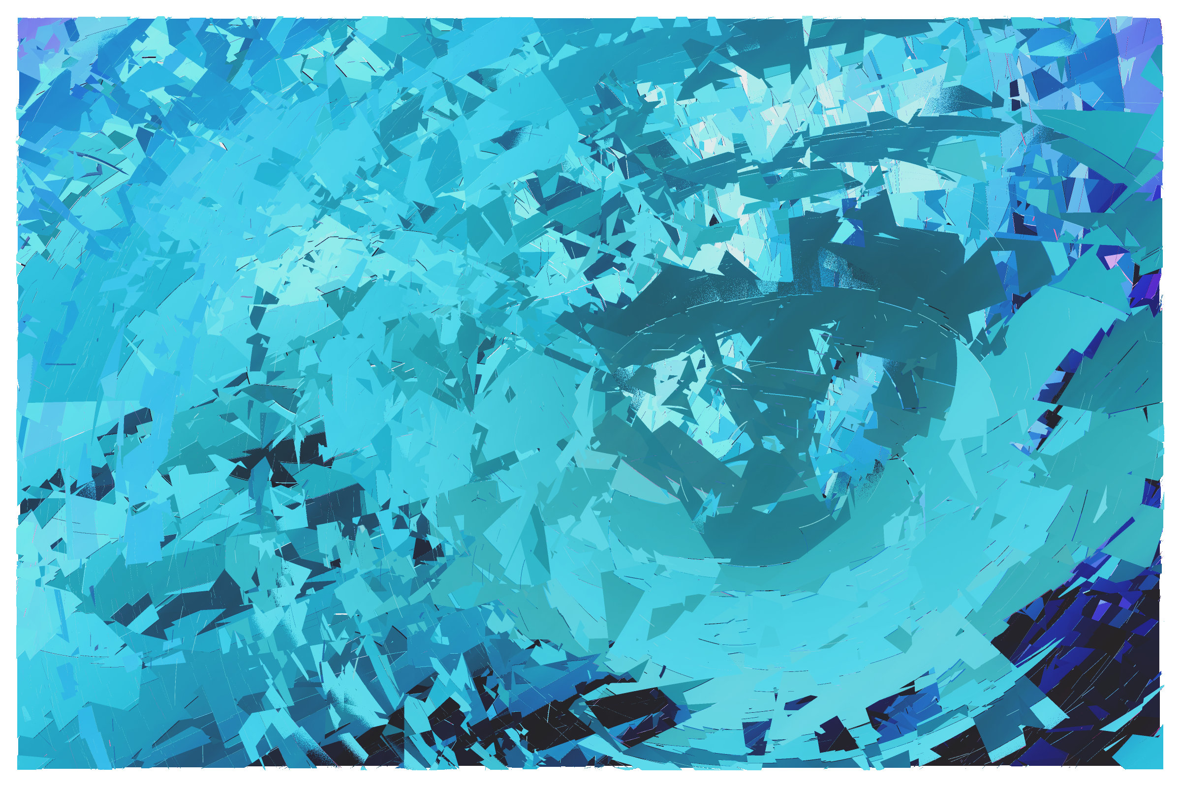 Art Blocks - Art Blocks v2 - Erratic #61 - NFT # 362000061