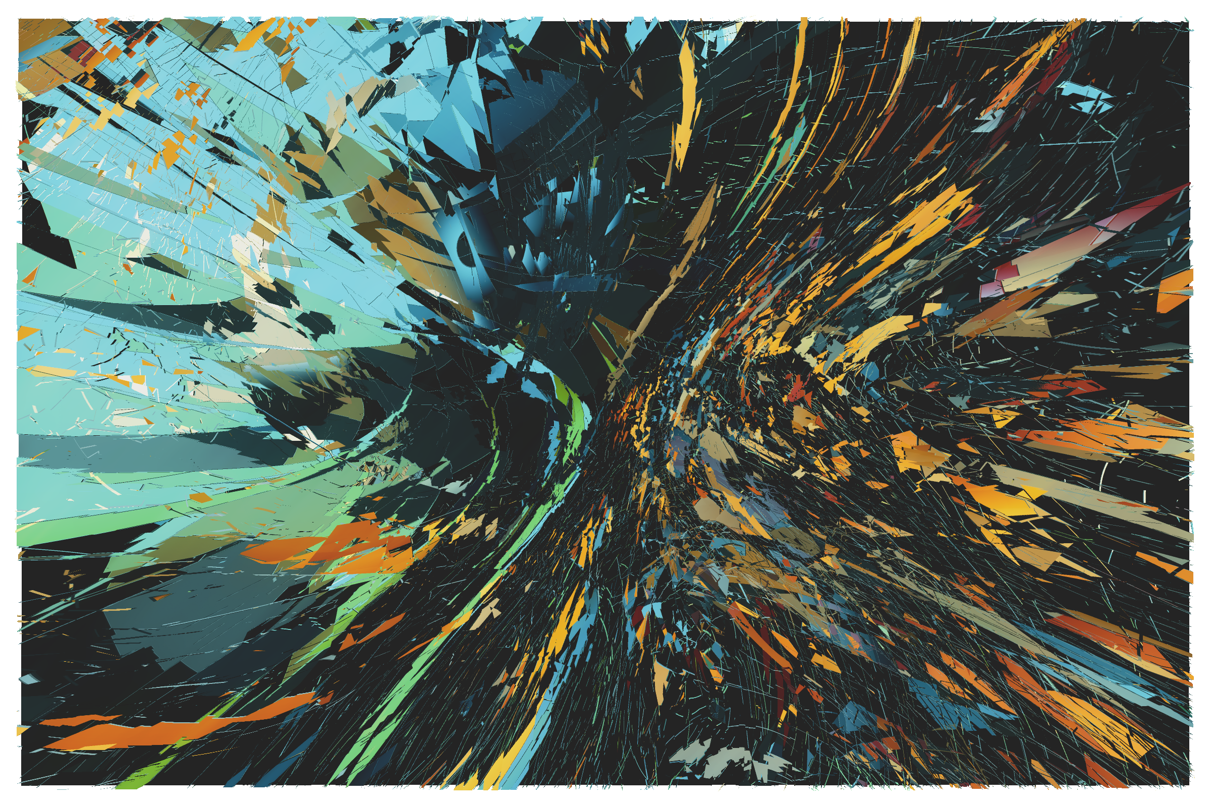 Art Blocks - Art Blocks v2 - Erratic #69 - NFT # 362000069